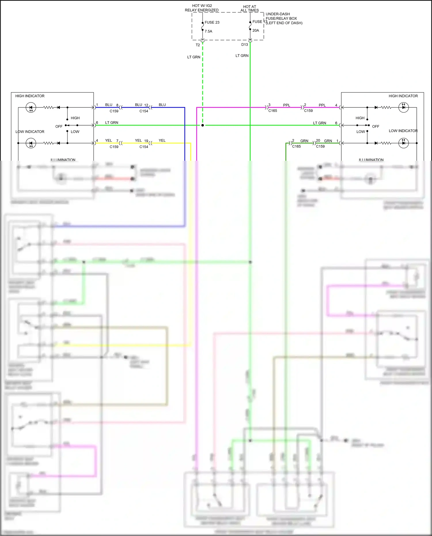 Wiring diagram red for Honda Pilot III (2015-2018) (22 of 143)