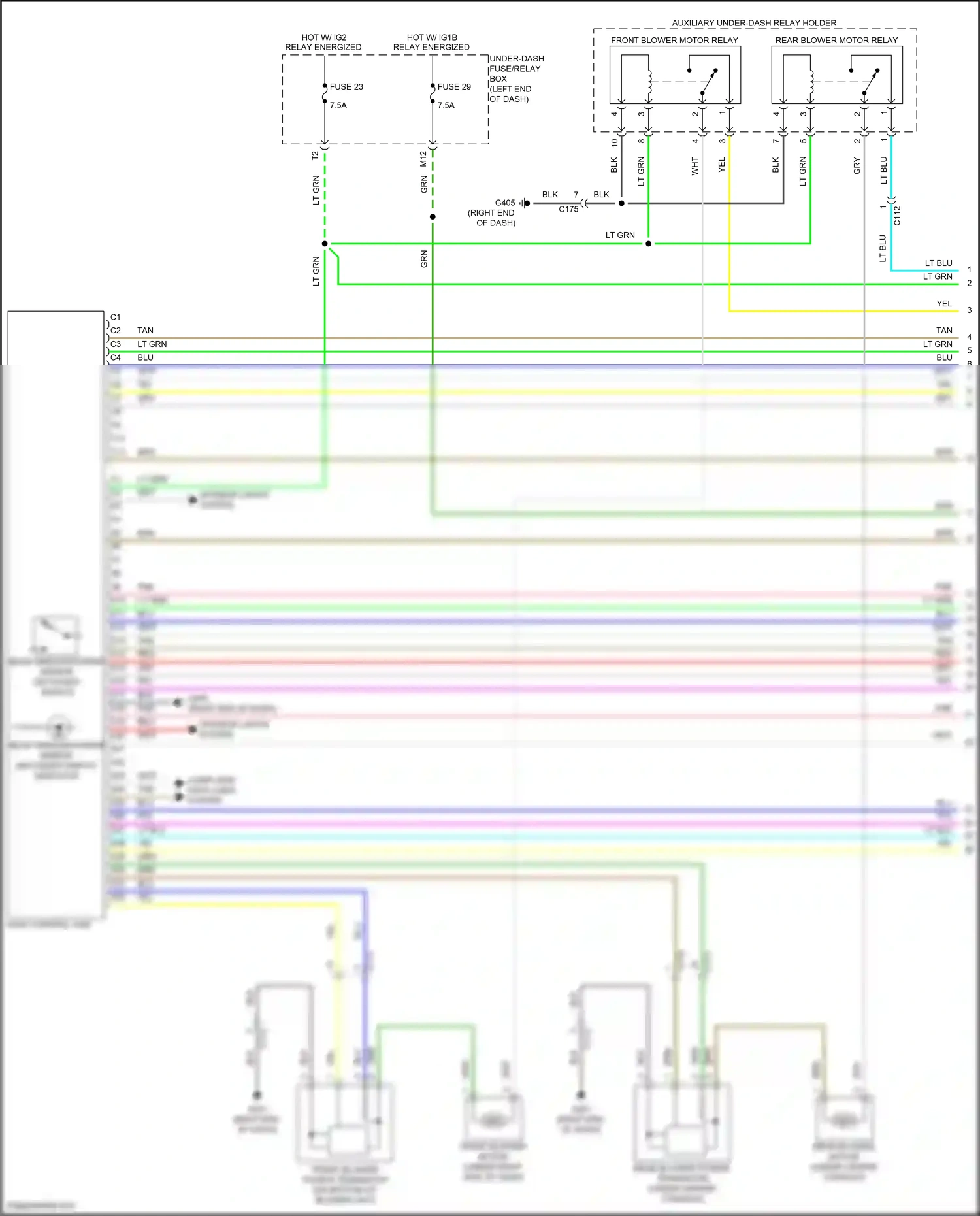 Wiring diagram relay energized for Honda Pilot III (2015-2018) (16 of 43)
