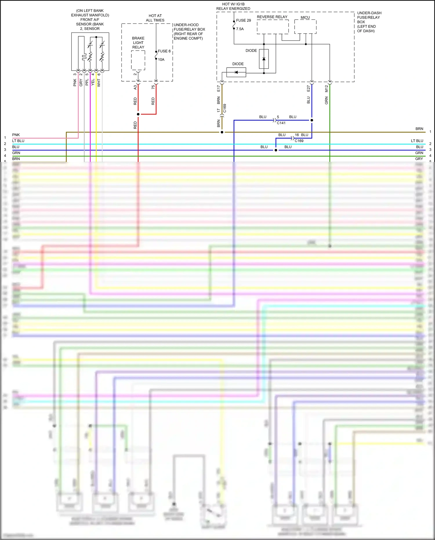Wiring diagram shift lever) for Honda Pilot III (2015-2018) (6 of 6)