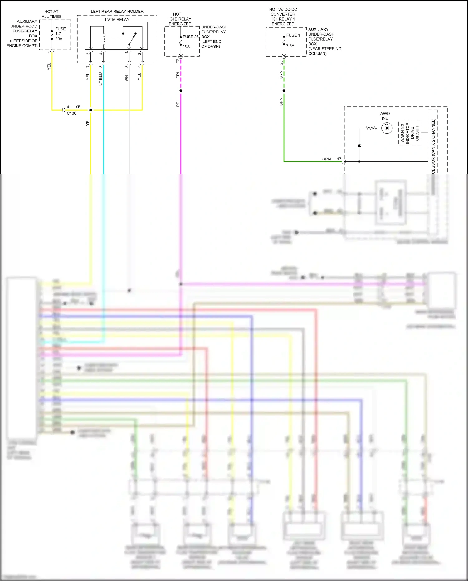Wiring diagram tan for Honda Pilot III (2015-2018) (41 of 127)