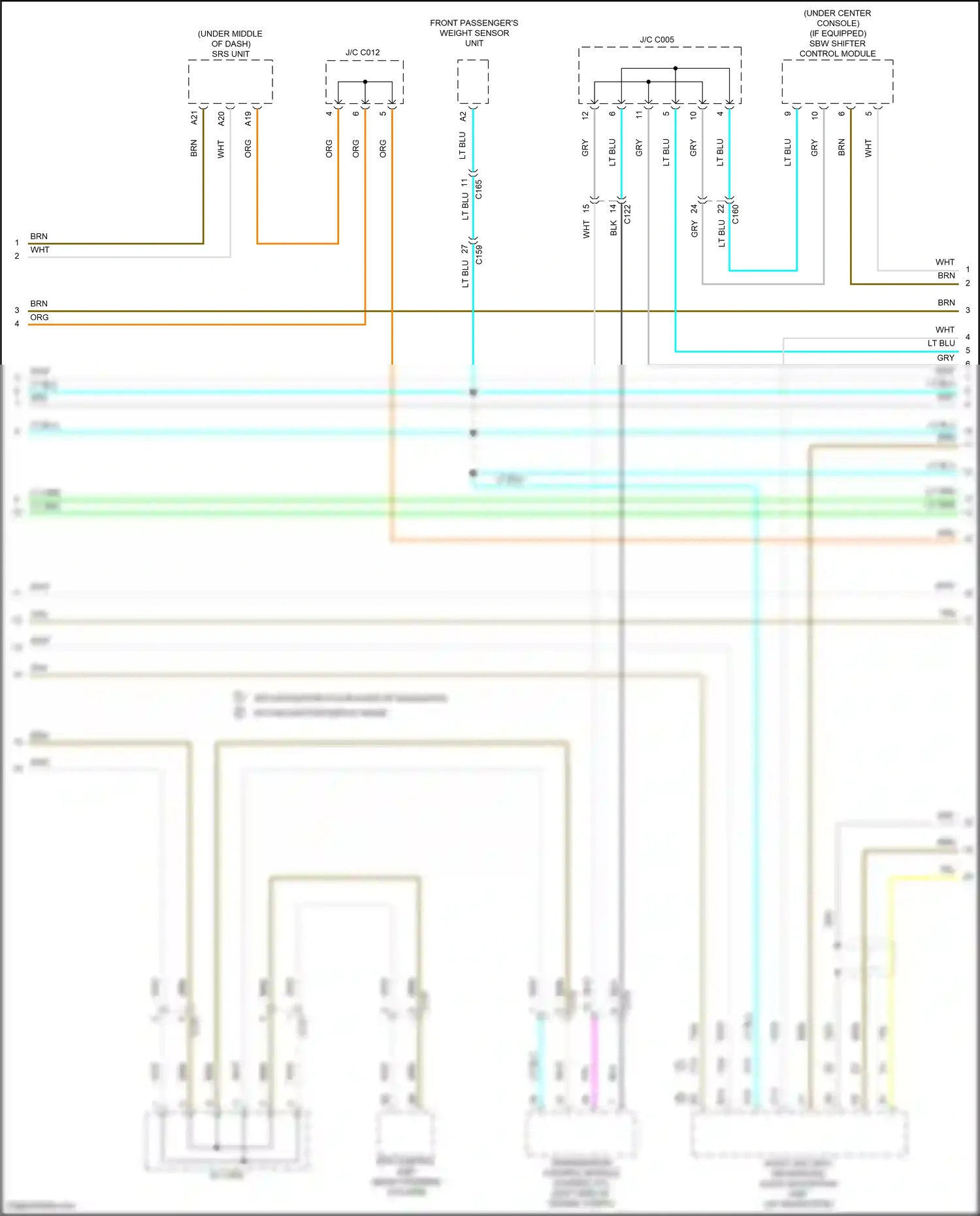 Wiring diagram tan for Honda Pilot III (2015-2018) (53 of 127)