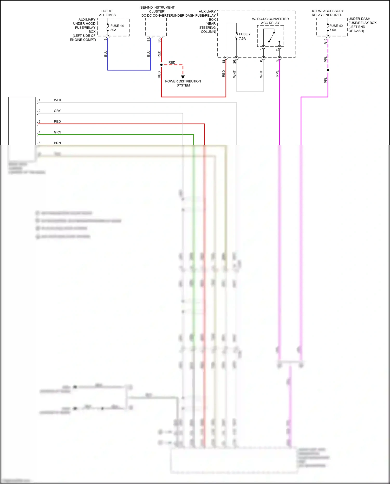 Wiring diagram wht for Honda Pilot III (2015-2018) (100 of 157)