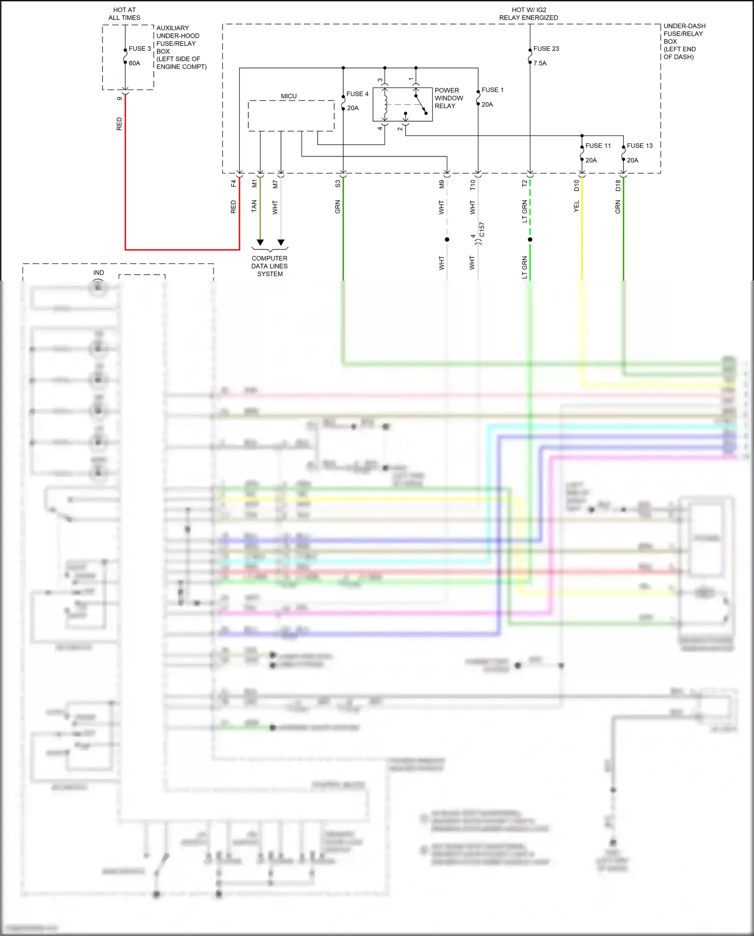 Wiring diagram wht for Honda Pilot III (2015-2018) (78 of 157)