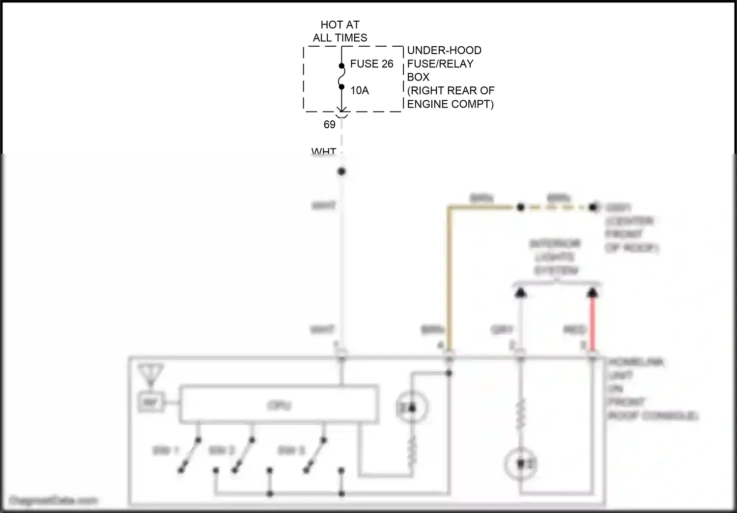 Wiring diagram wht for Honda Pilot III (2015-2018) (86 of 157)