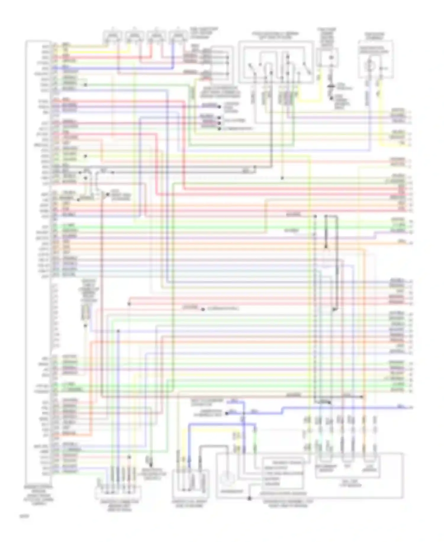 Prelude Honda IV (1992-1996): Wiring diagram engine performance 2.2ls (1 of 2)