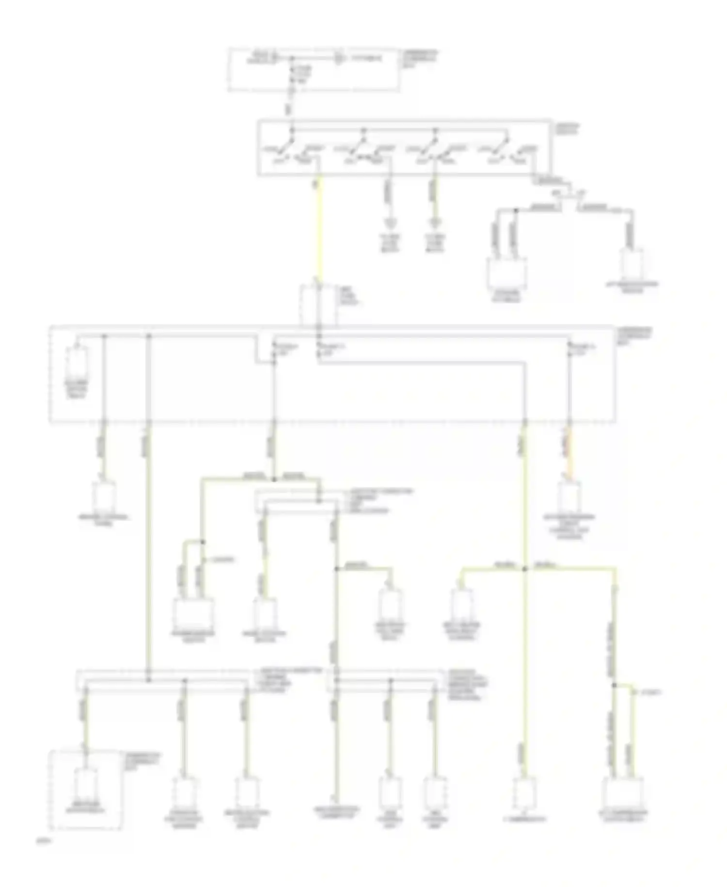 Prelude Honda IV (1992-1996): Power distribution circuit (2 of 5)