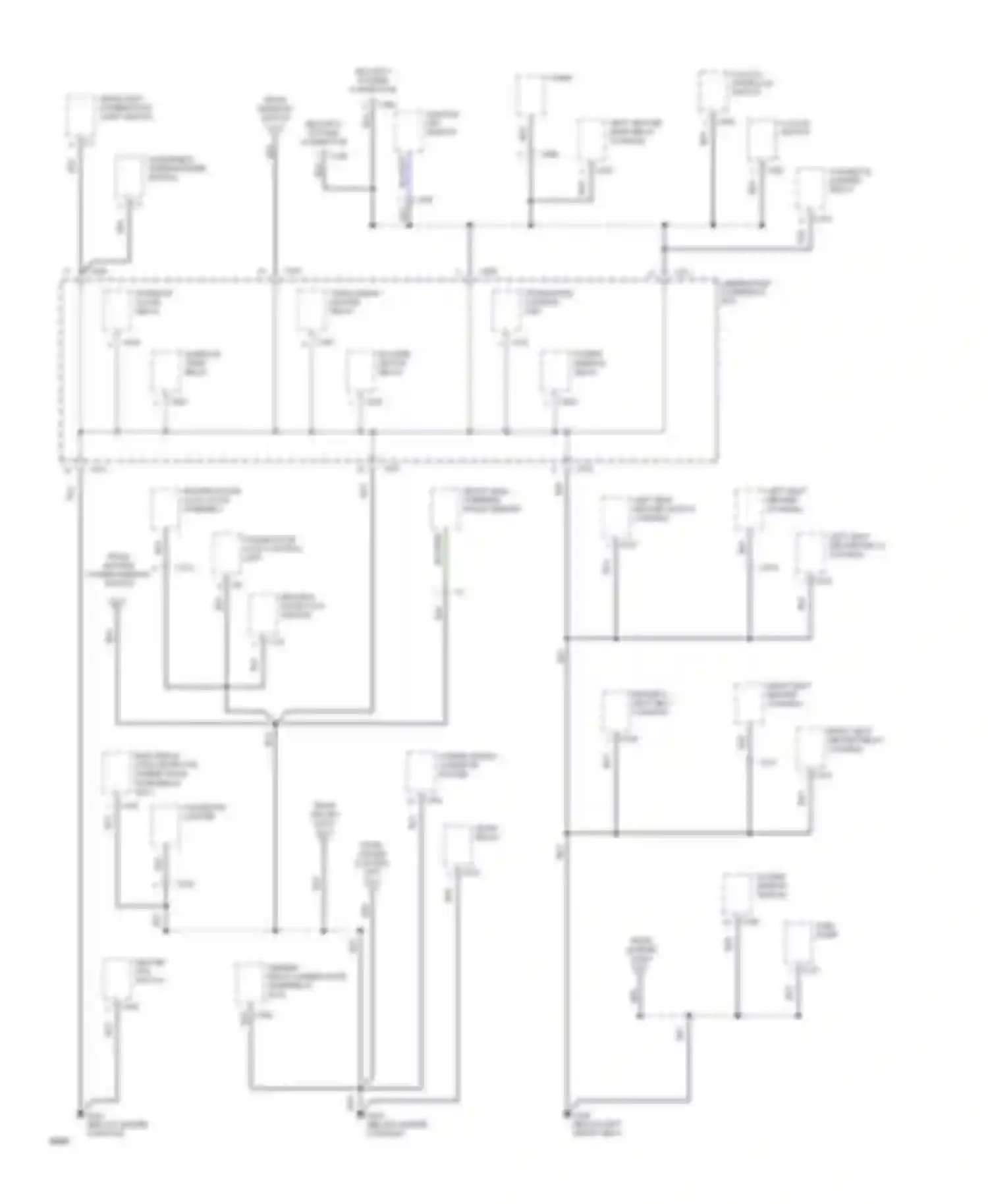 Wiring diagram front main steering angle sensor for Honda Prelude IV (1992-1996)