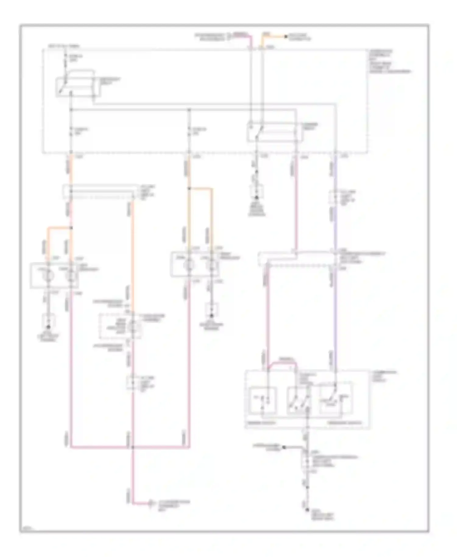 Wiring diagram fuse 50 for Honda Prelude IV (1992-1996) (2 of 2)