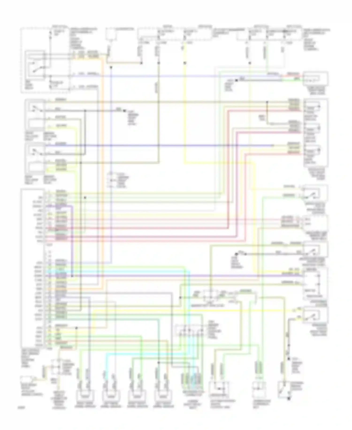 Wiring diagram yel/wht for Honda Prelude IV (1992-1996)