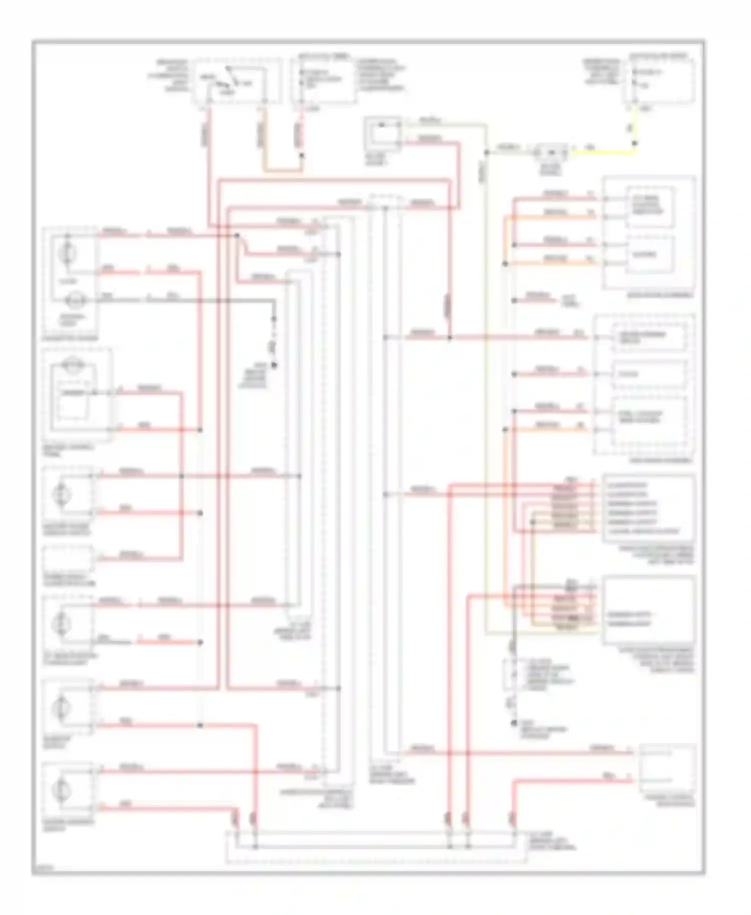Wiring diagram a/t gear position console light for Honda Prelude IV (1992-1996)