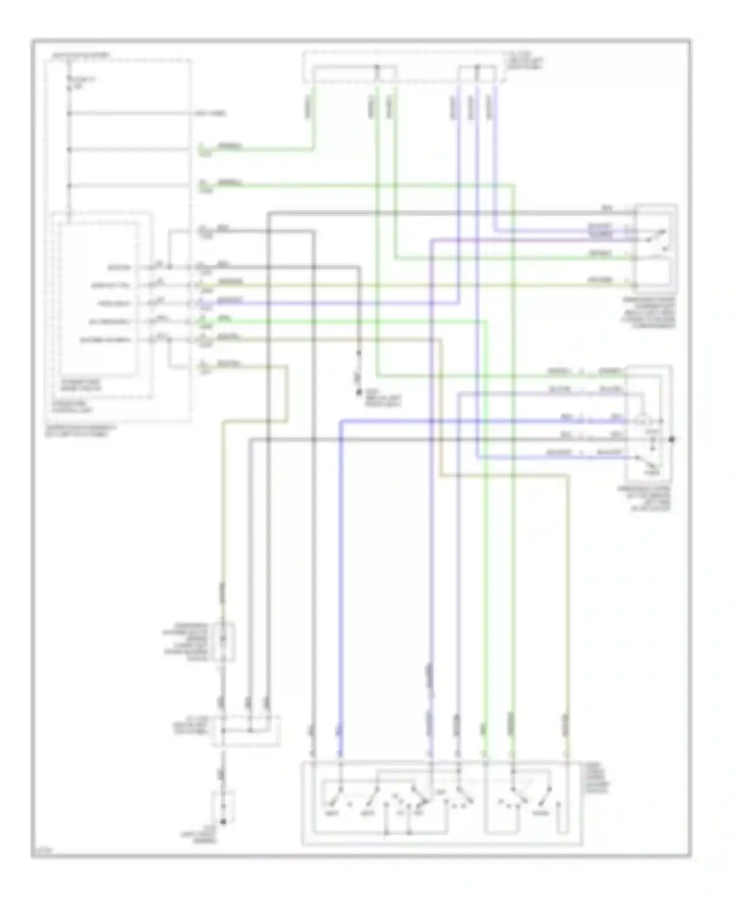 Wiring diagram intermittent wiper circuit for Honda Prelude IV (1992-1996) (1 of 1)