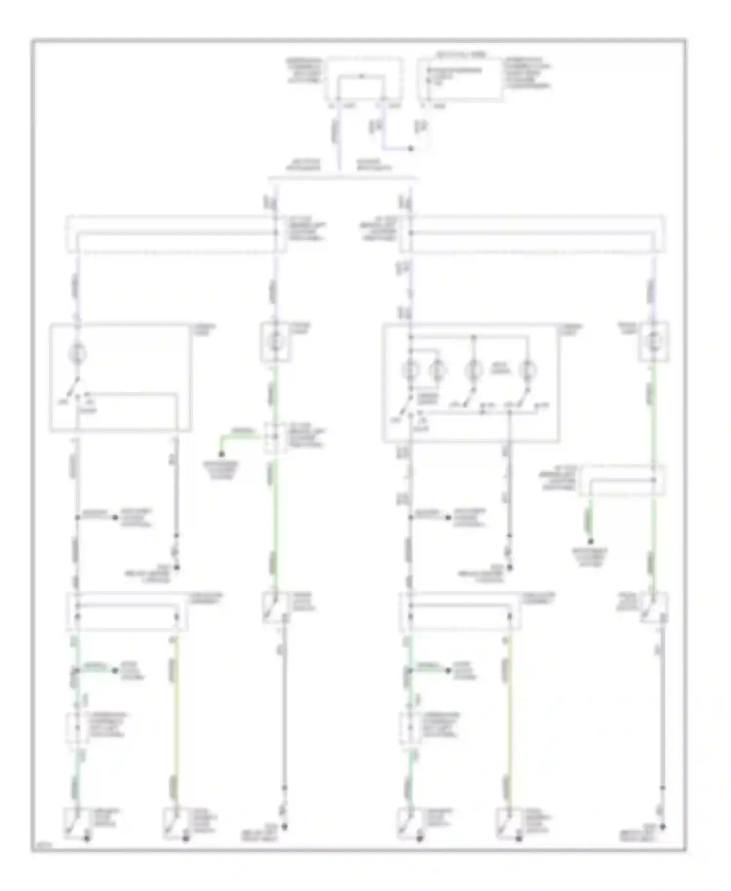 Wiring diagram on off door for Honda Prelude IV (1992-1996) (1 of 1)