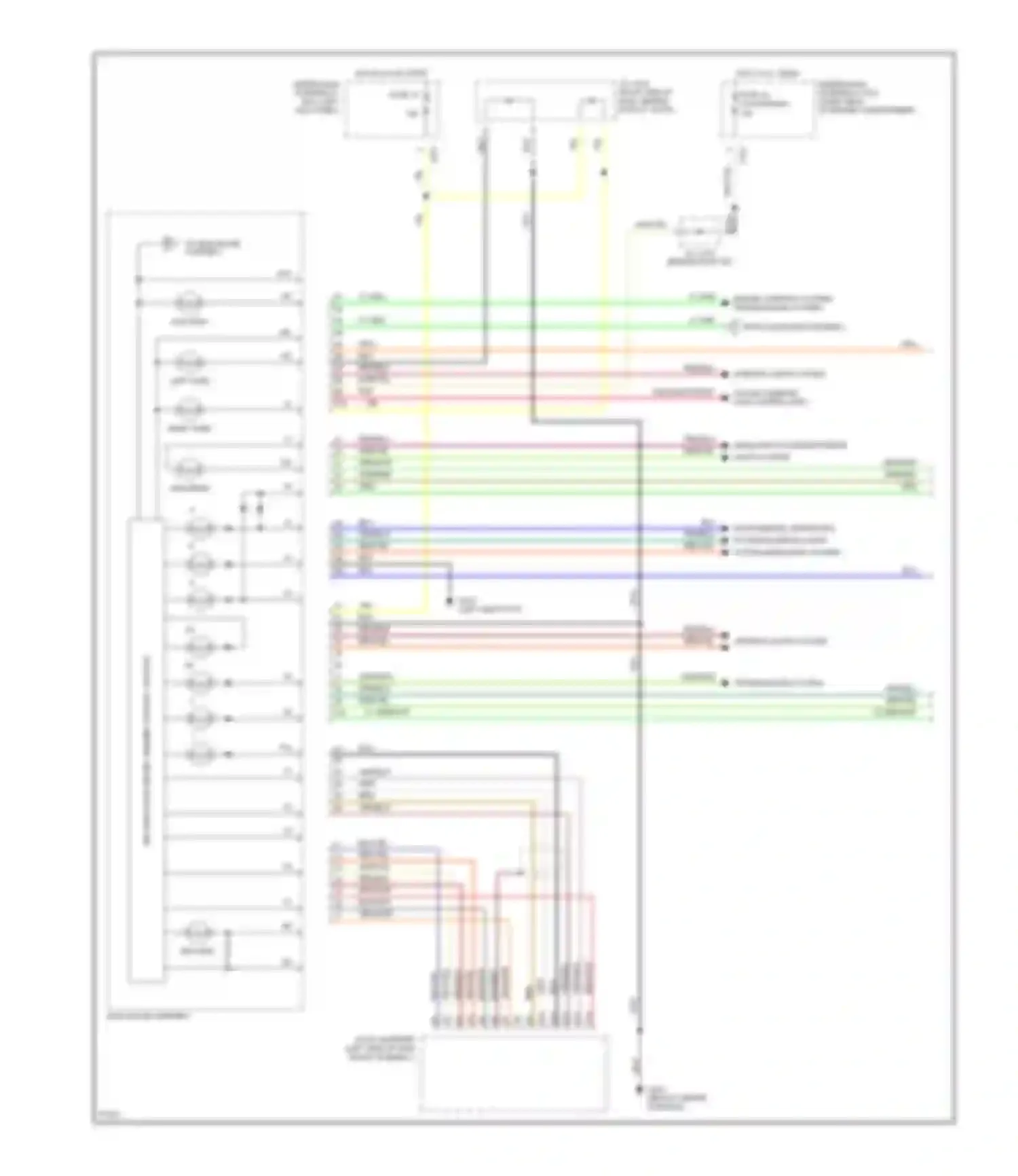 Wiring diagram supplemental restraints system exterior lights system headlights system for Honda Prelude IV (1992-1996) (1 of 1)