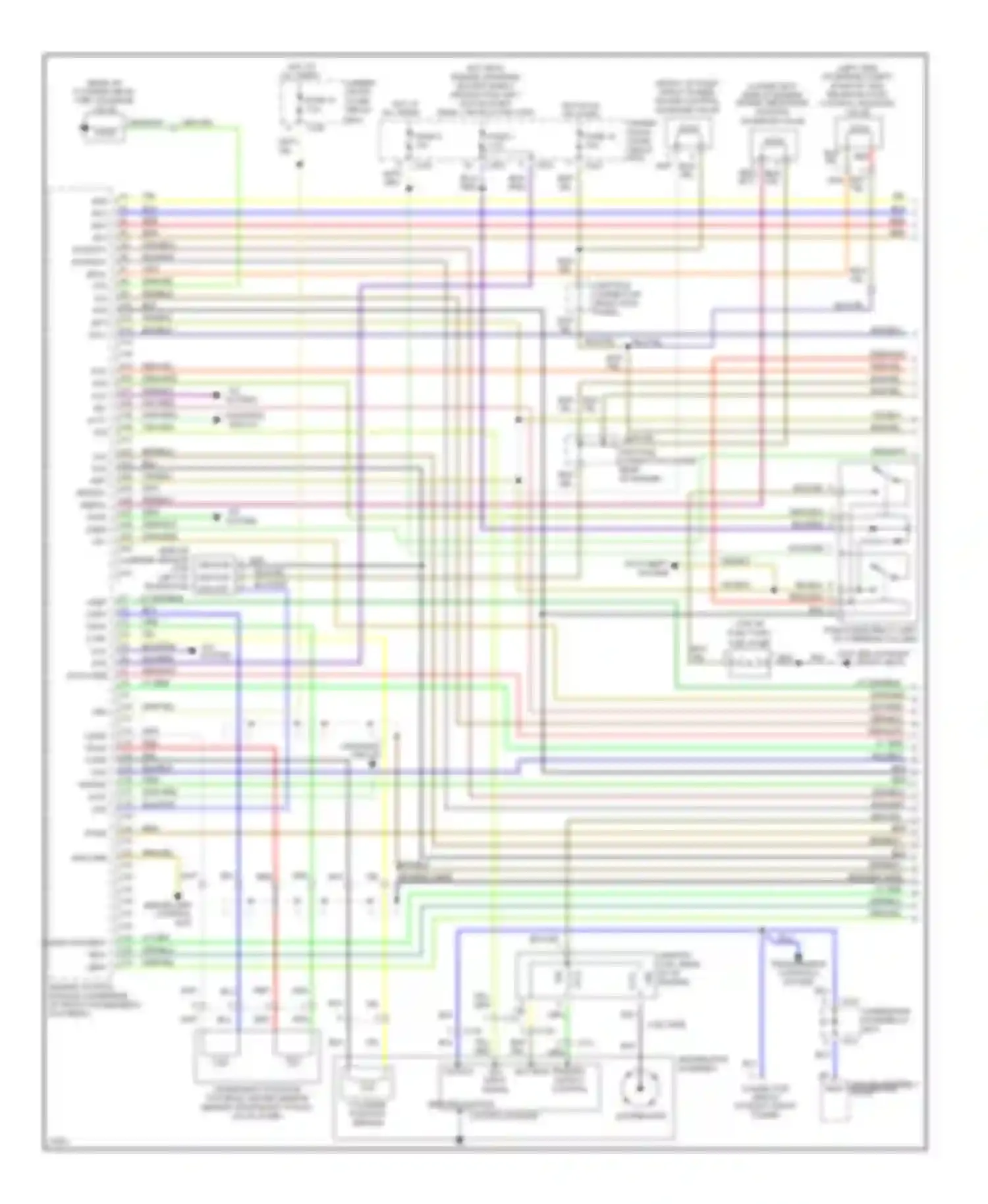Prelude Honda V (1996-2001): Wiring diagram engine performance 2.2ls (1 of 3)