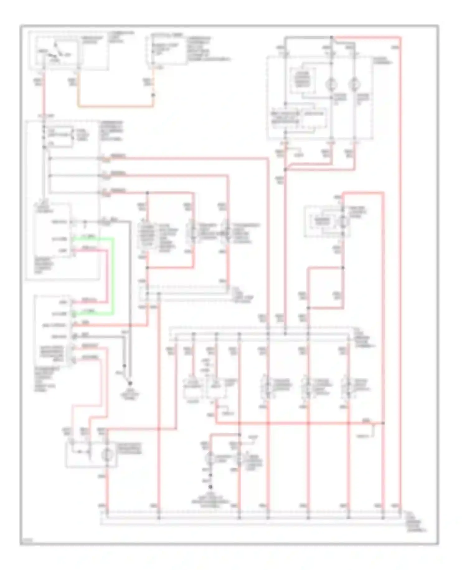 Prelude Honda V (1996-2001): Instrument illumination circuit