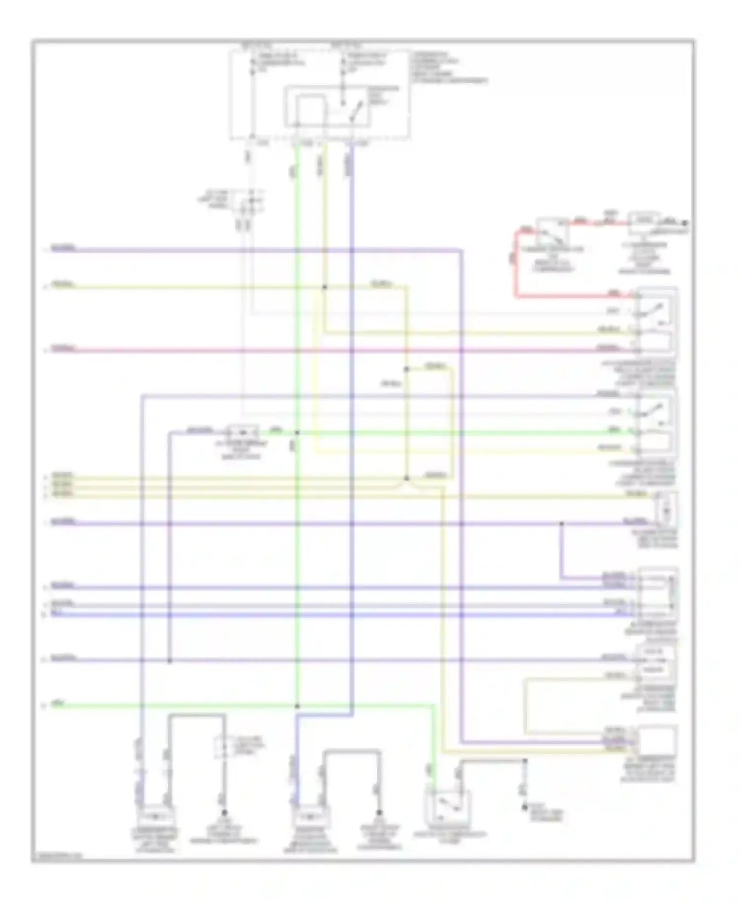 Wiring diagram hot at all times fuse 47 cooling fan for Honda Prelude V (1996-2001) (1 of 1)