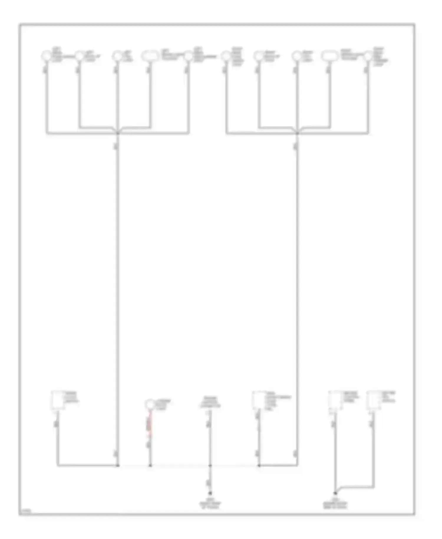 Wiring diagram left tail light for Honda Prelude V (1996-2001) (2 of 2)