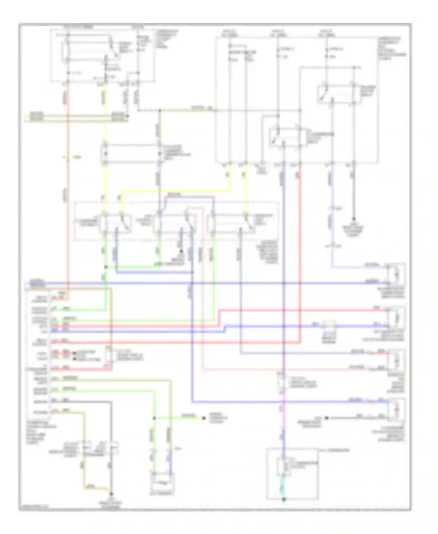 Ridgeline Honda I facelift (2009-2014): Manual a/c circuit (2 of 2)