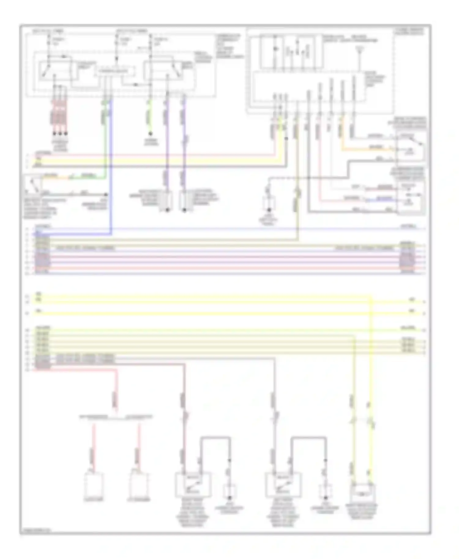 Ridgeline Honda I facelift (2009-2014): Forced entry circuit (2 of 3)