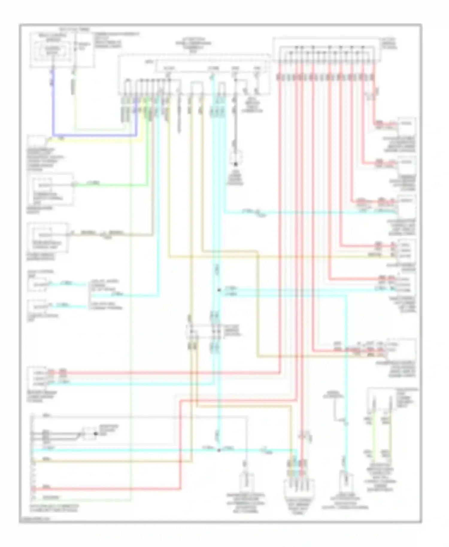 Ridgeline Honda I facelift (2009-2014): Computer data lines circuit