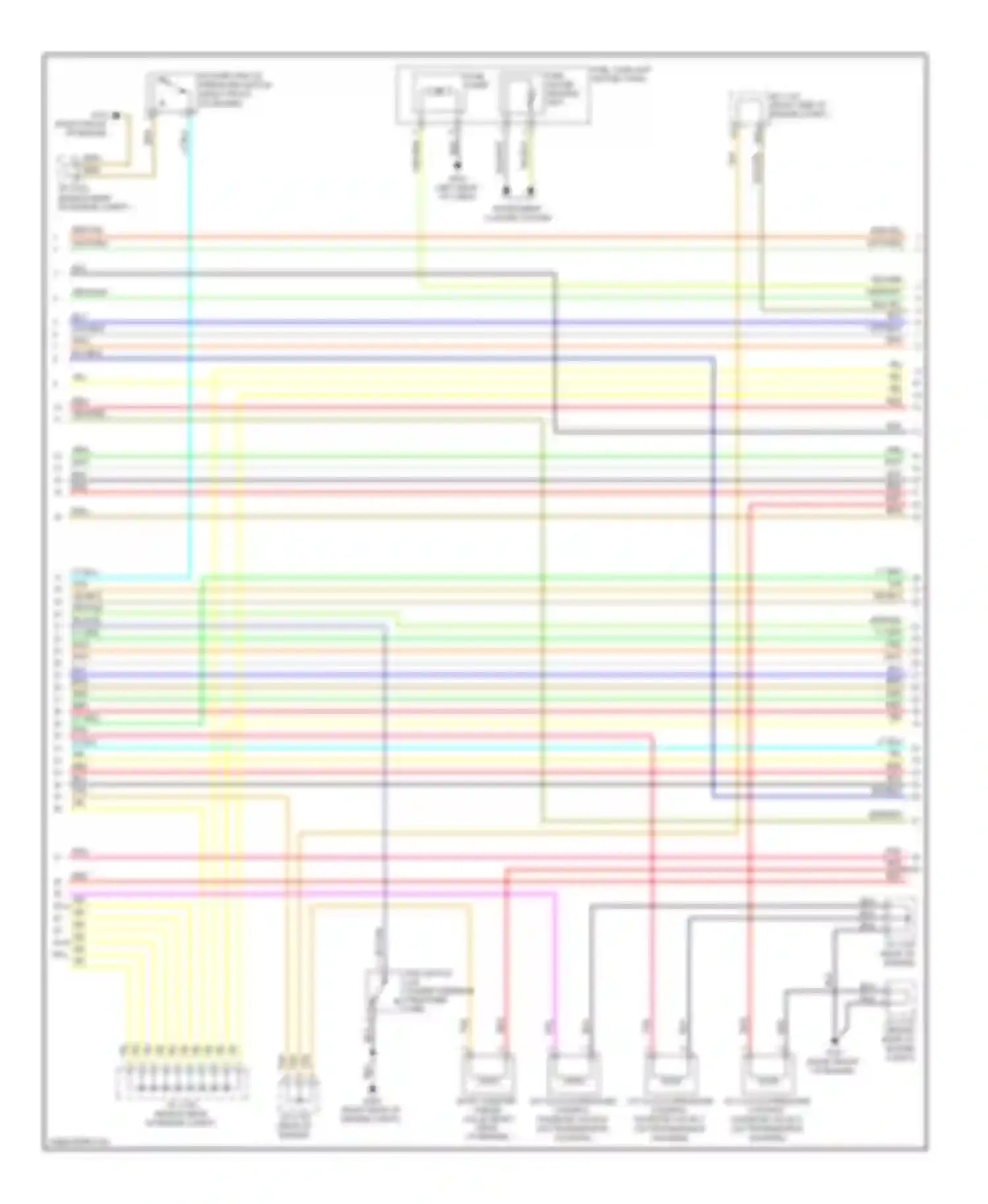 Ridgeline Honda I facelift (2009-2014): Wiring diagram engine performance 3.5l (2 of 7)