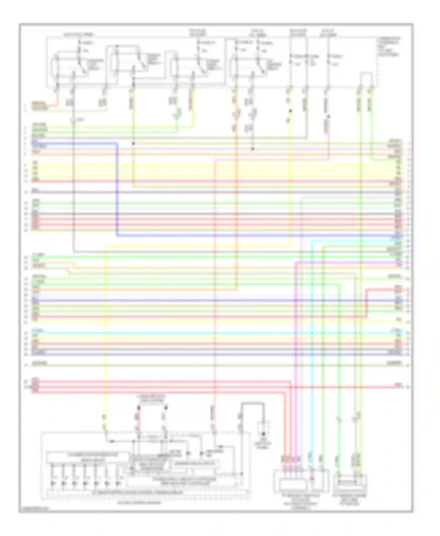 Ridgeline Honda I facelift (2009-2014): Wiring diagram engine performance 3.5l (3 of 7)
