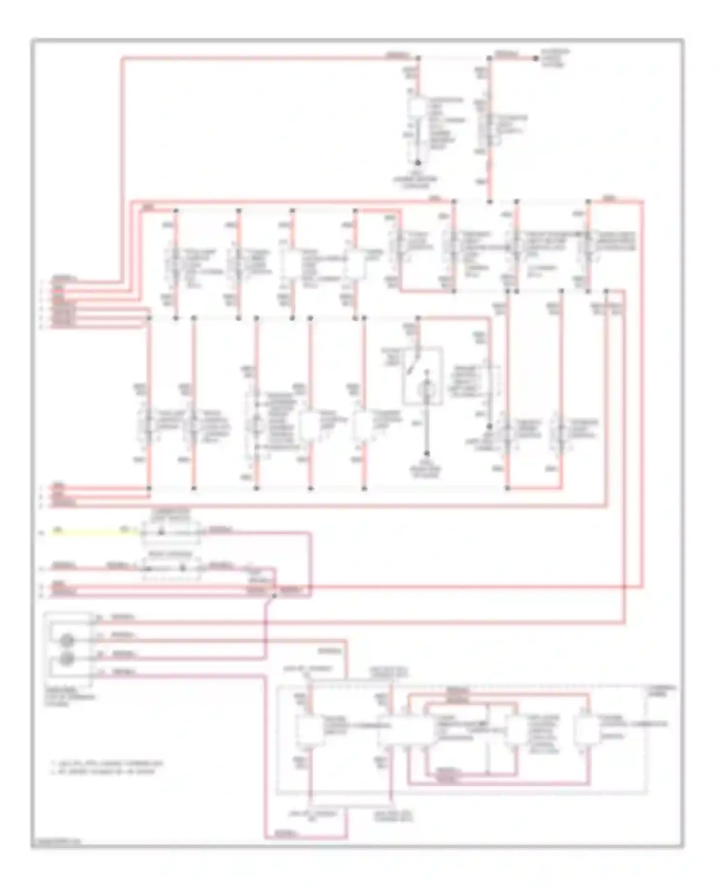 Ridgeline Honda I facelift (2009-2014): Instrument illumination circuit (2 of 2)