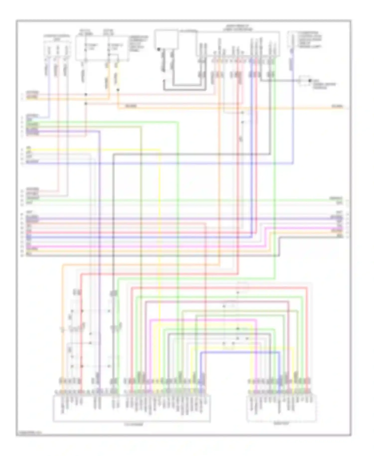 Ridgeline Honda I facelift (2009-2014): Navigation circuit (2 of 4)
