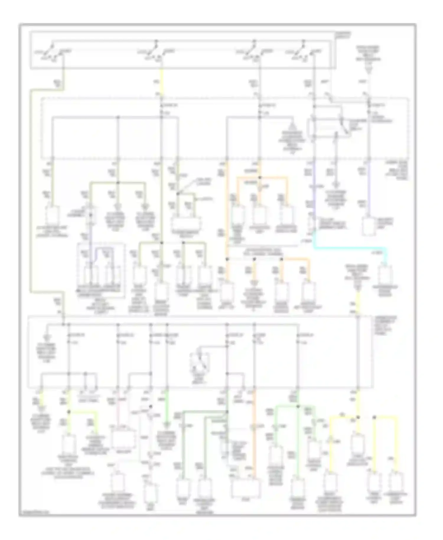 Ridgeline Honda I facelift (2009-2014): Power distribution circuit (5 of 5)