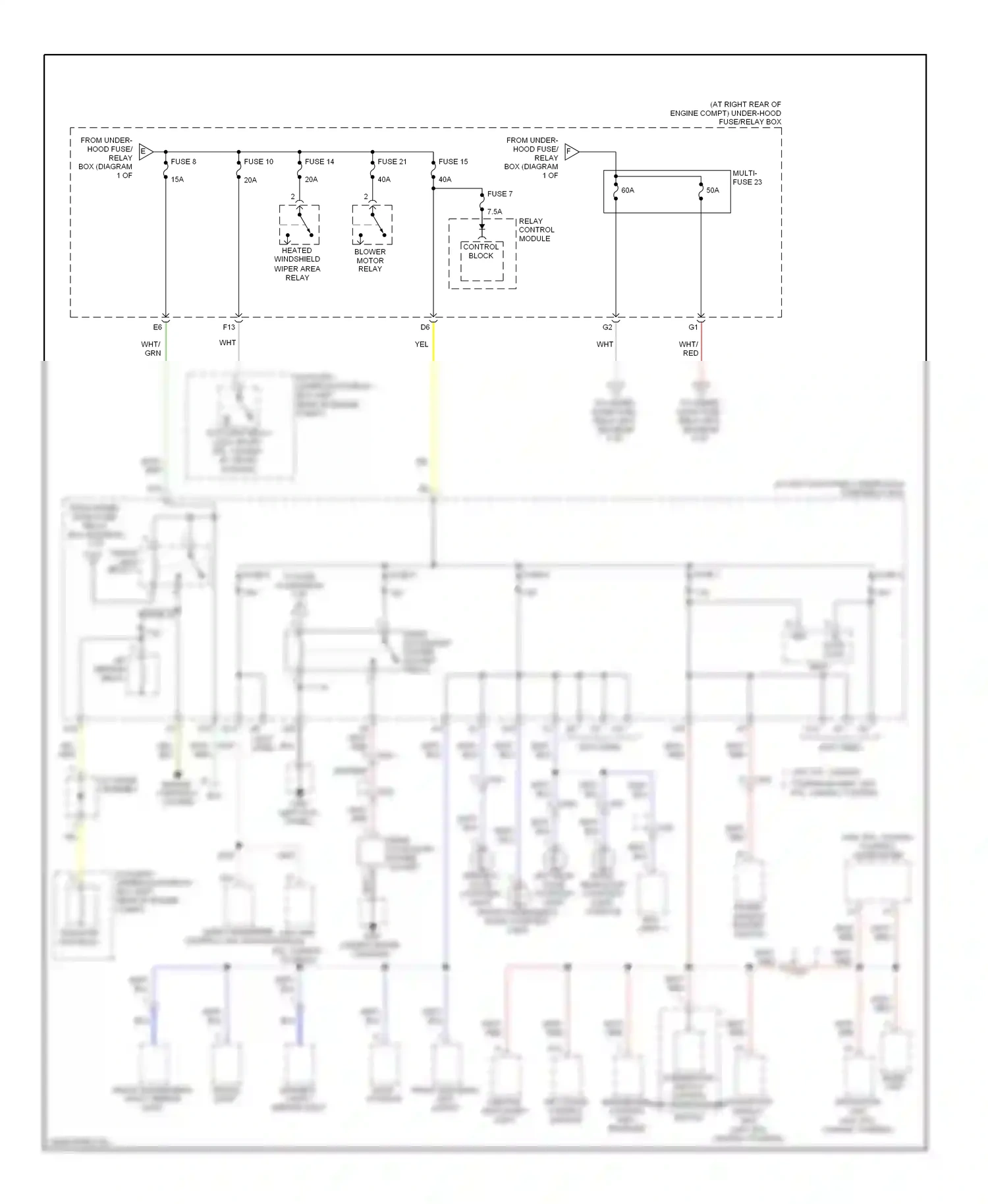 Wiring diagram a/f sensor relay for Honda Ridgeline I facelift (2009-2014) (2 of 3)