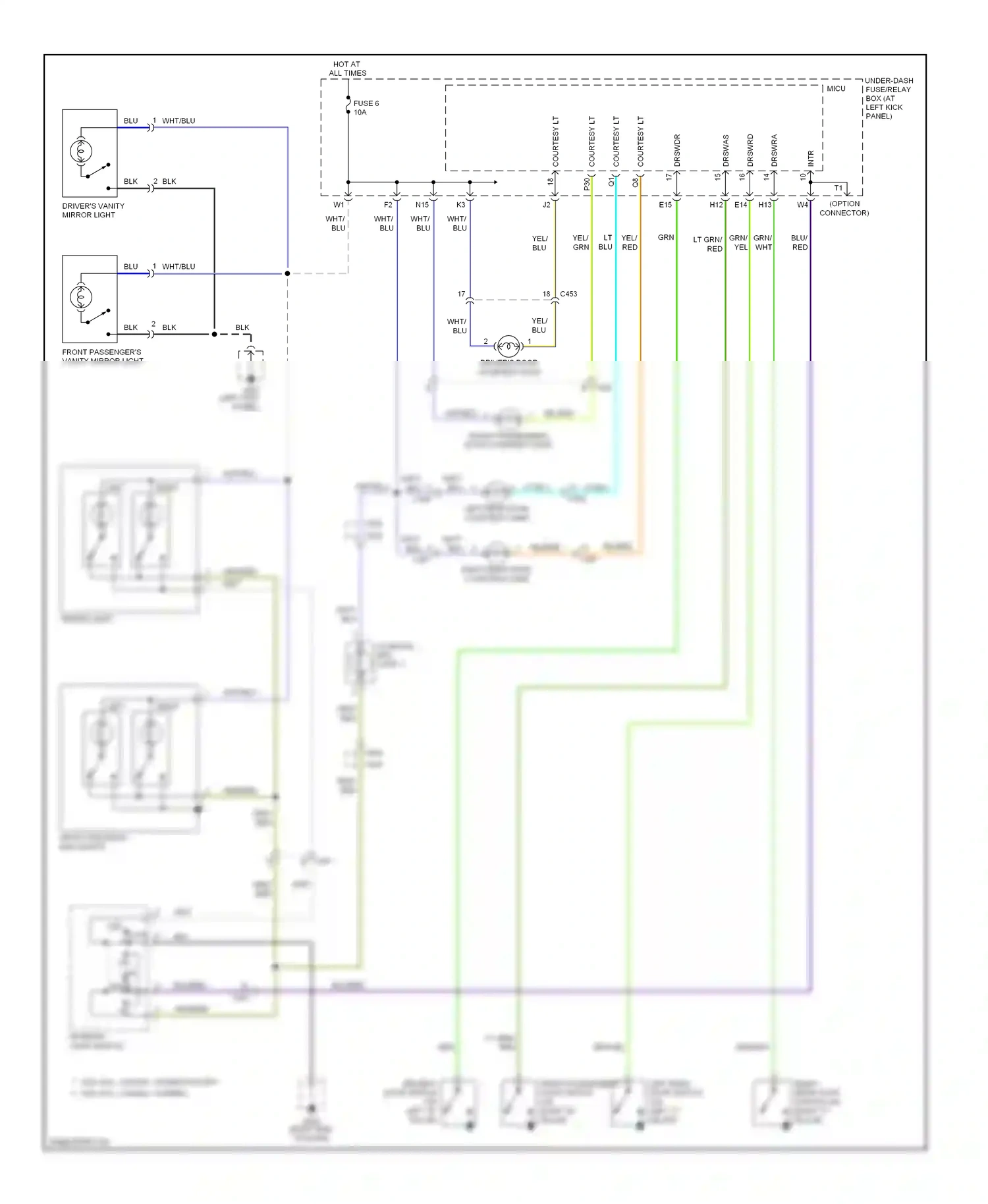 Wiring diagram blk for Honda Ridgeline I facelift (2009-2014) (31 of 84)