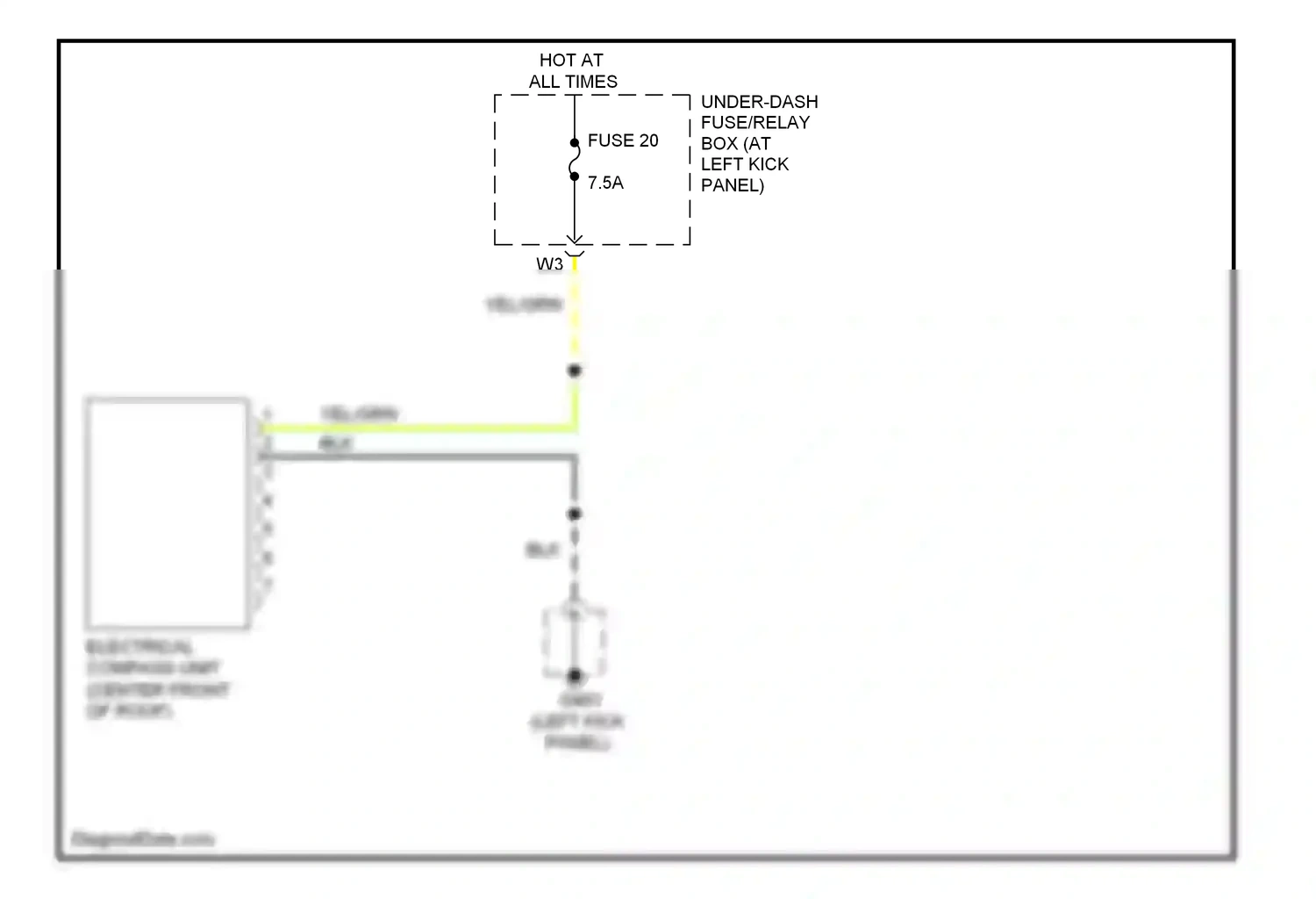 Wiring diagram blk for Honda Ridgeline I facelift (2009-2014) (41 of 84)