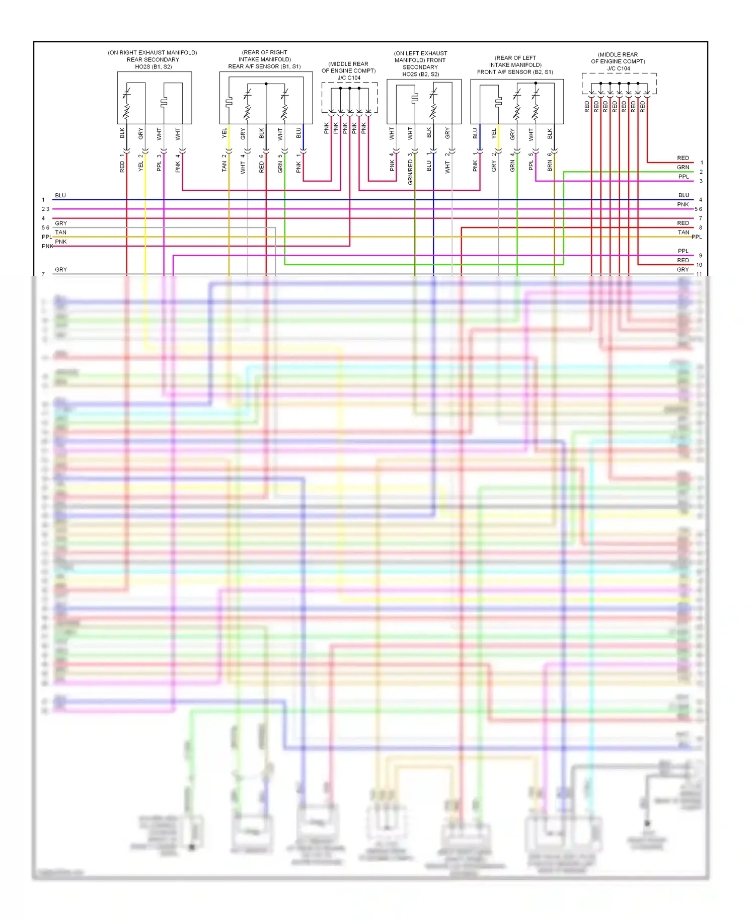 Wiring diagram blu for Honda Ridgeline I facelift (2009-2014) (19 of 66)