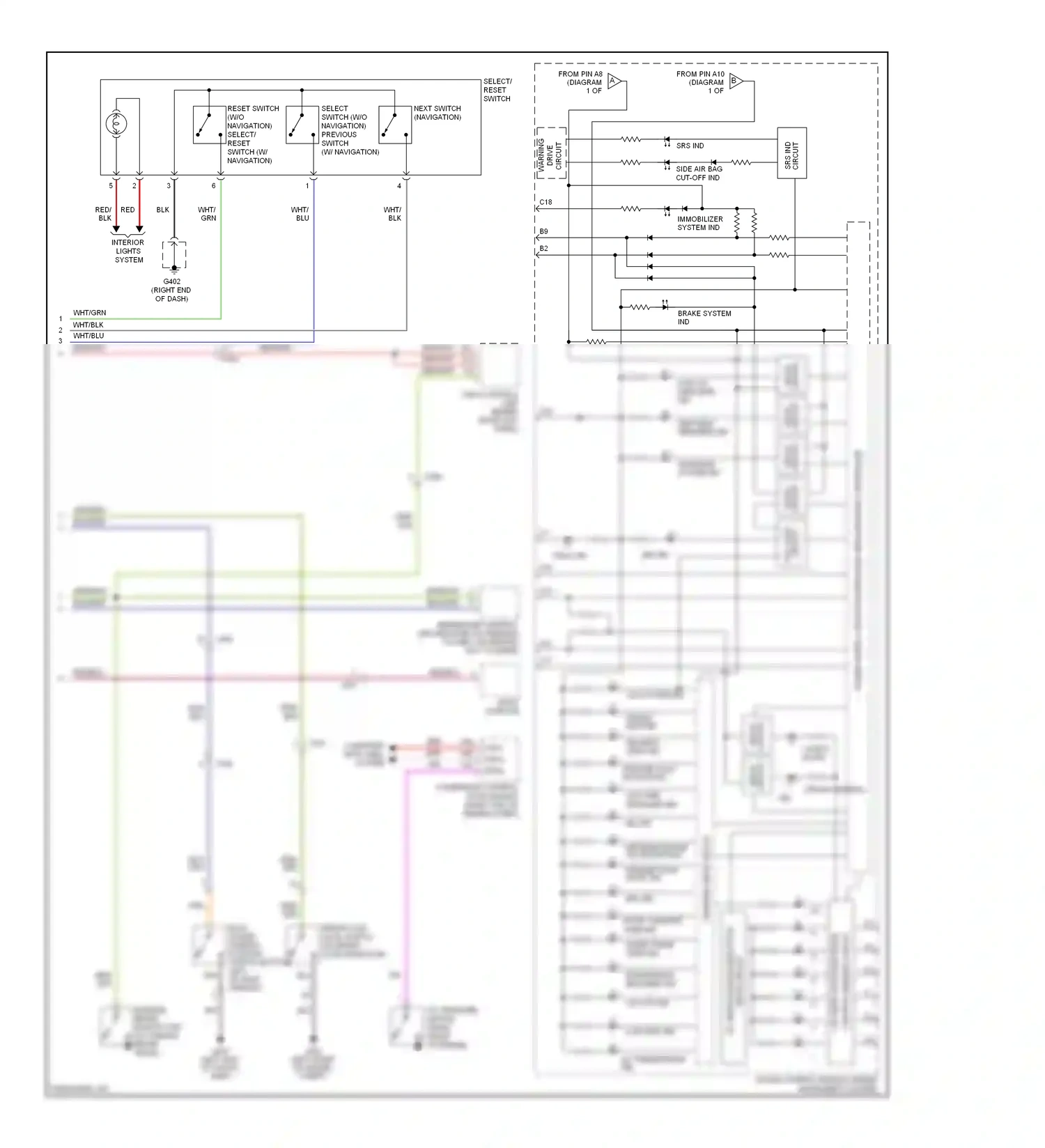 Wiring diagram grn for Honda Ridgeline I facelift (2009-2014) (29 of 59)