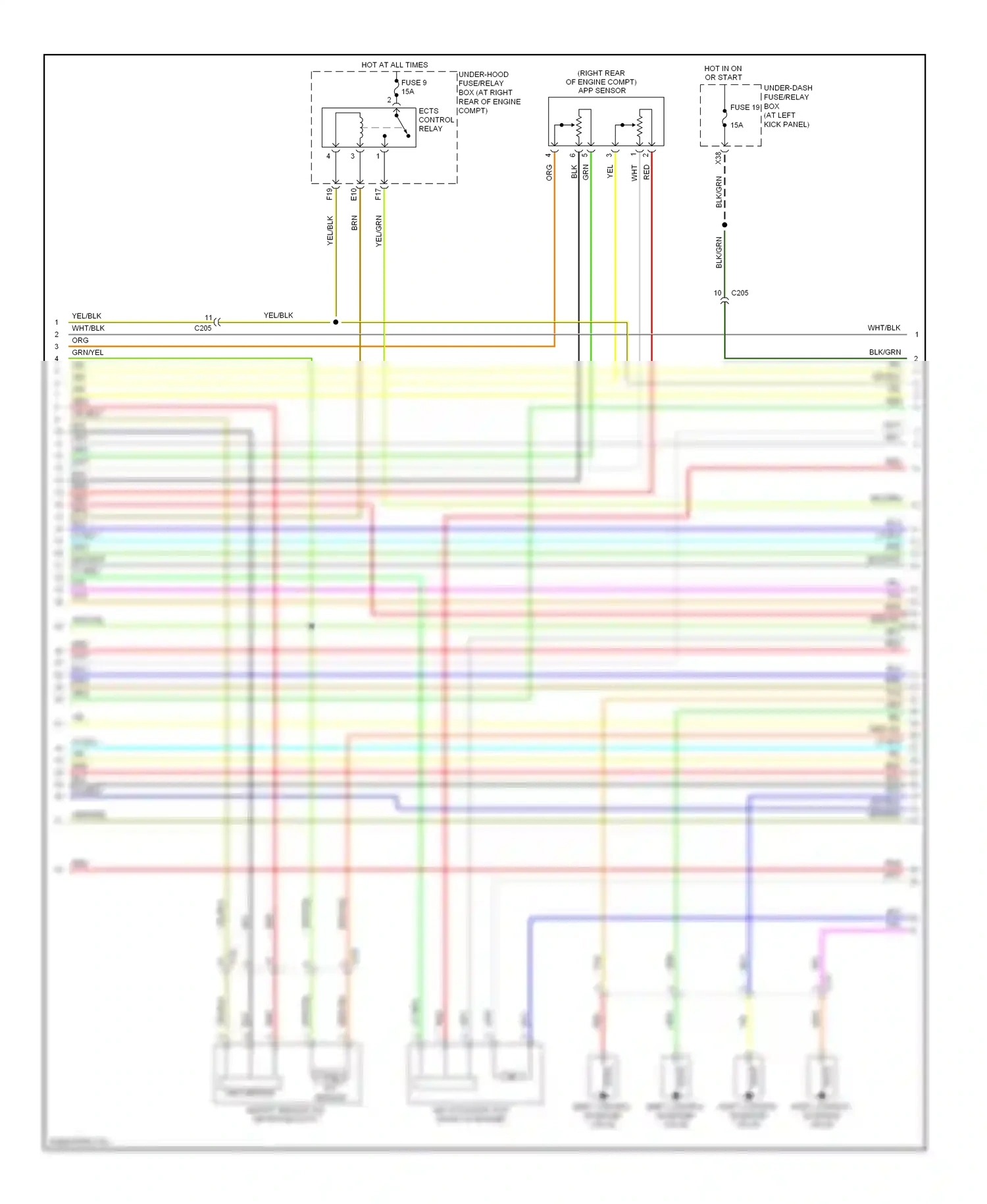 Wiring diagram gry for Honda Ridgeline I facelift (2009-2014) (8 of 33)