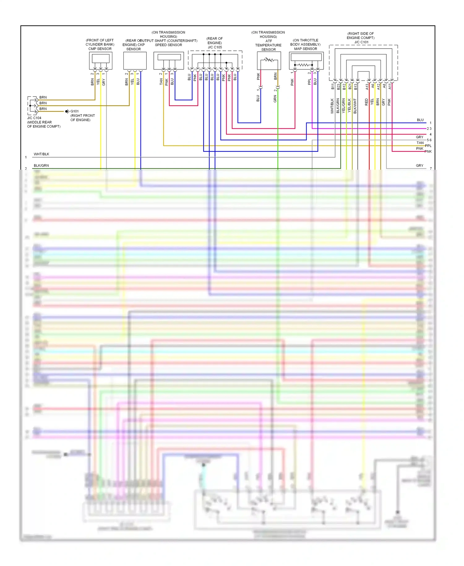 Wiring diagram gry for Honda Ridgeline I facelift (2009-2014) (9 of 33)