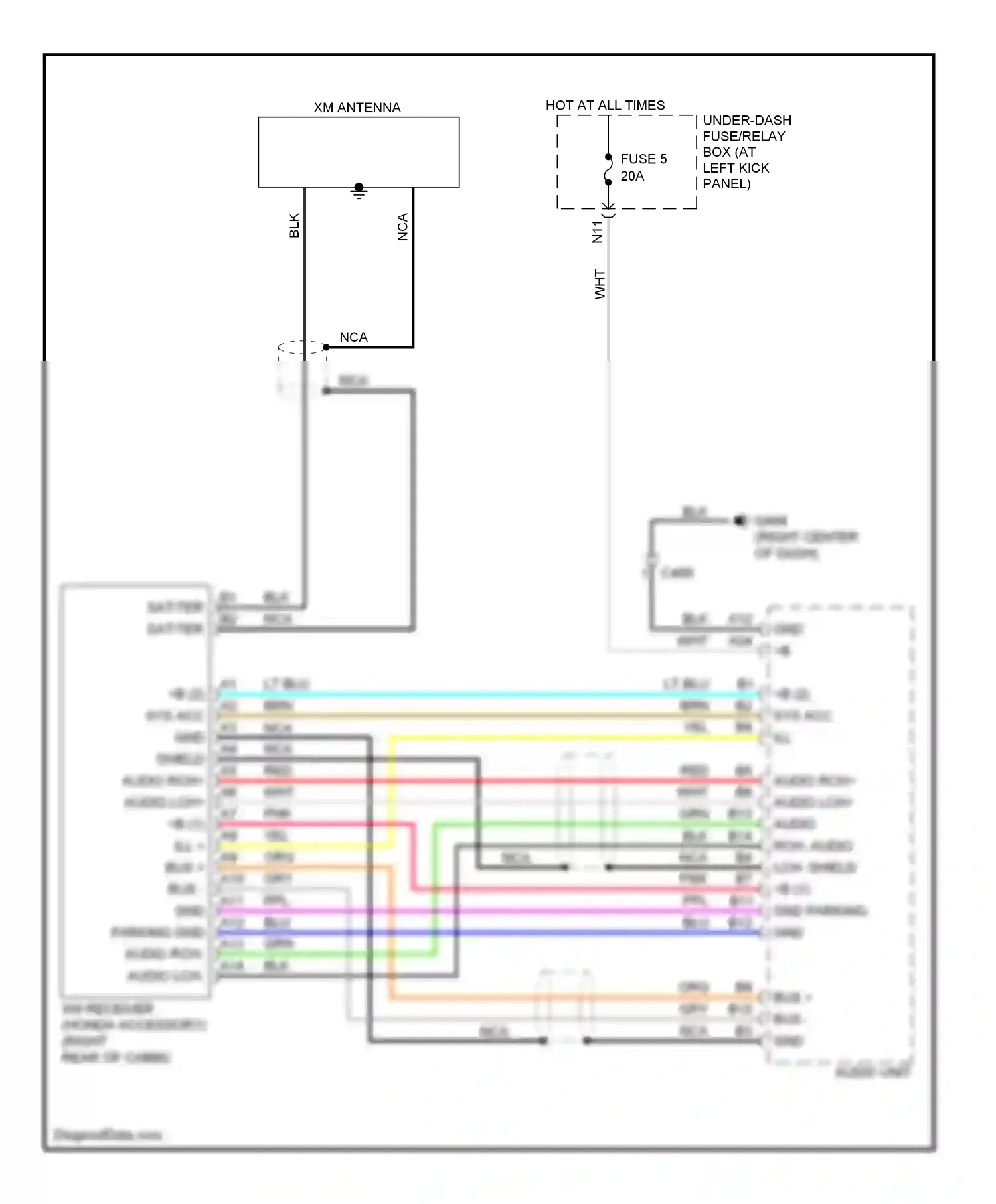 Wiring diagram org/ for Honda Ridgeline I facelift (2009-2014) (30 of 32)