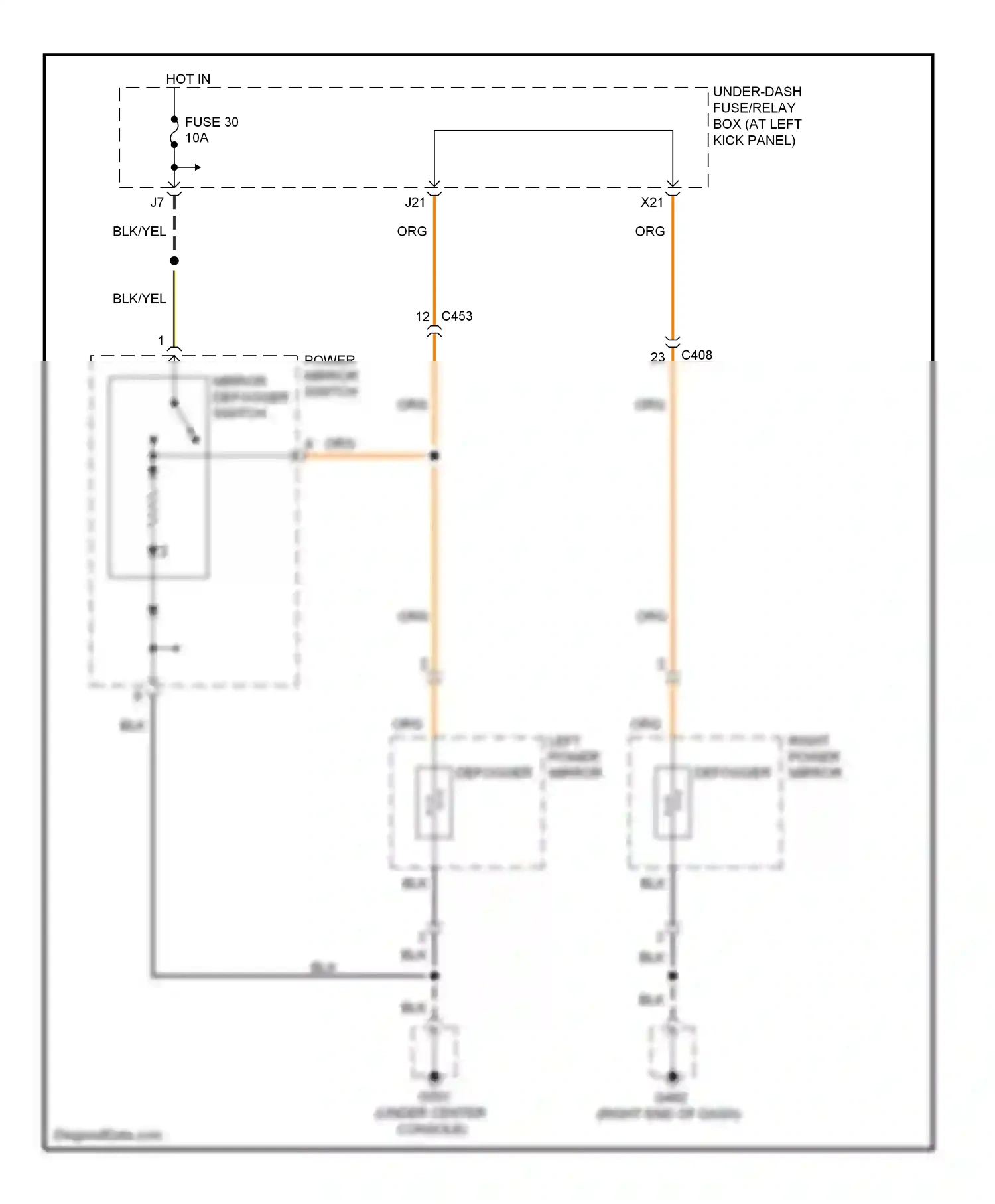 Wiring diagram org/ for Honda Ridgeline I facelift (2009-2014) (5 of 32)