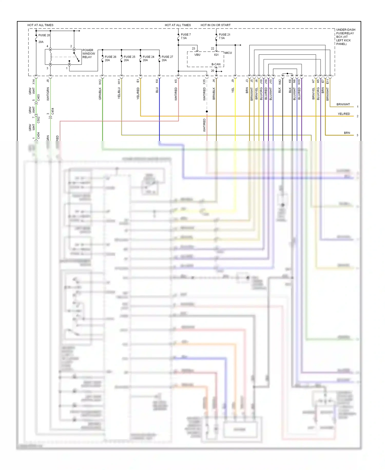 Wiring diagram org/ for Honda Ridgeline I facelift (2009-2014) (20 of 32)