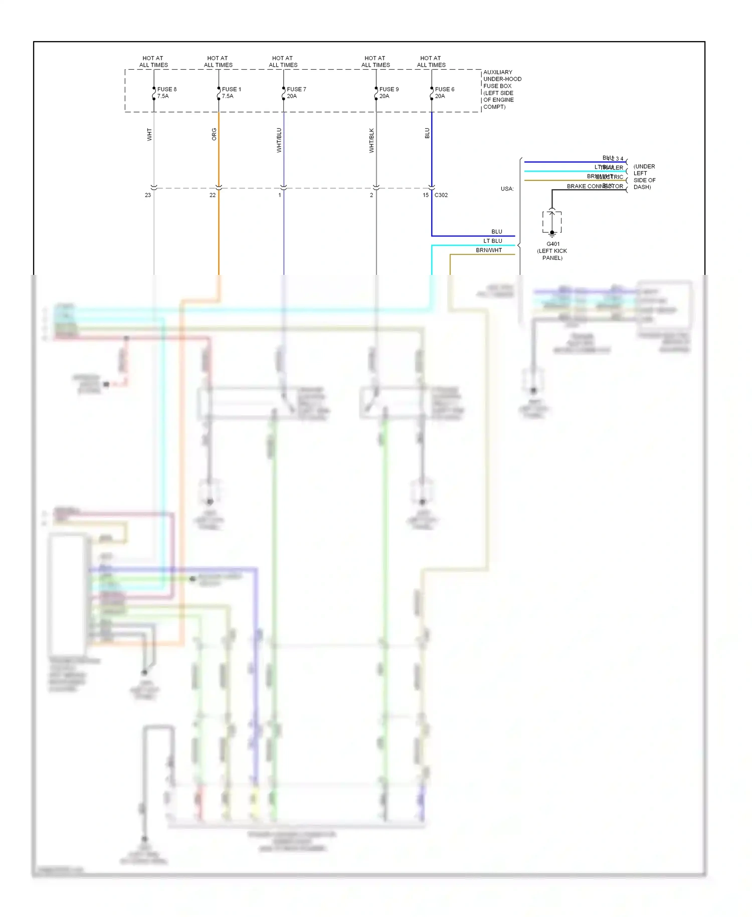 Wiring diagram red for Honda Ridgeline I facelift (2009-2014) (24 of 65)
