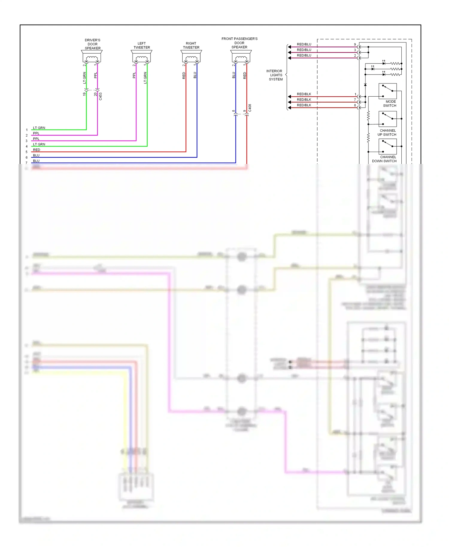Wiring diagram red/blk for Honda Ridgeline I facelift (2009-2014) (17 of 29)