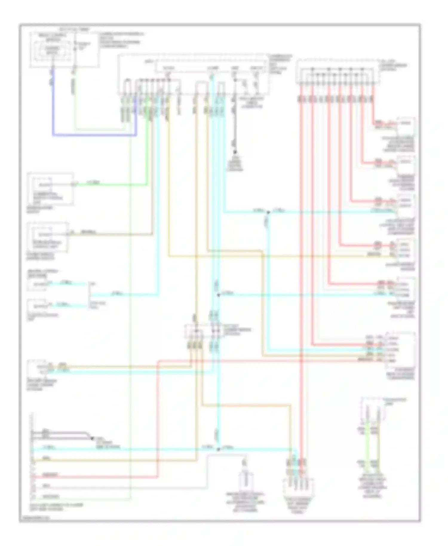 Ridgeline Honda I (2004-2009): Computer data lines circuit