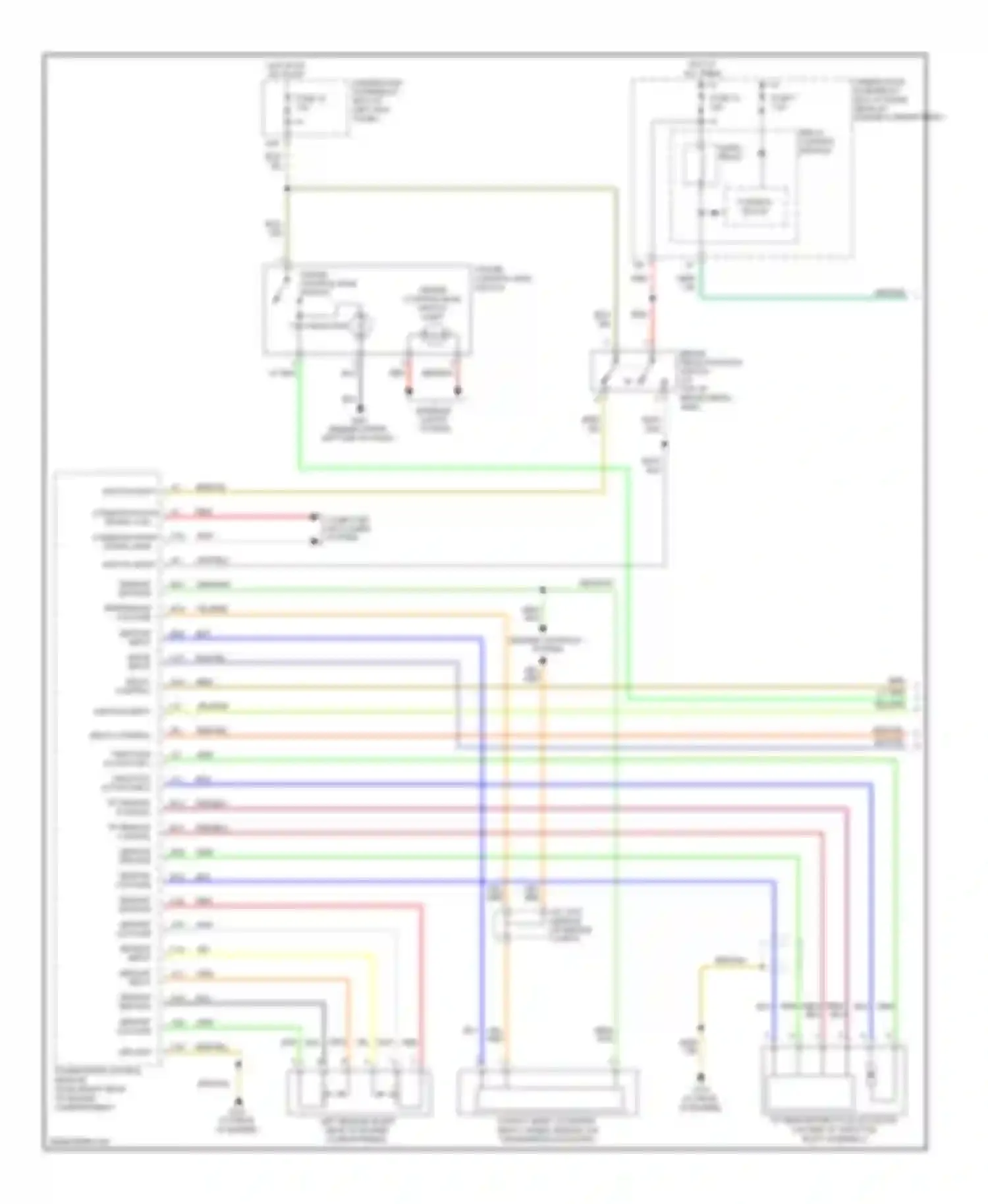 Ridgeline Honda I (2004-2009): Cruise control circuit (1 of 2)