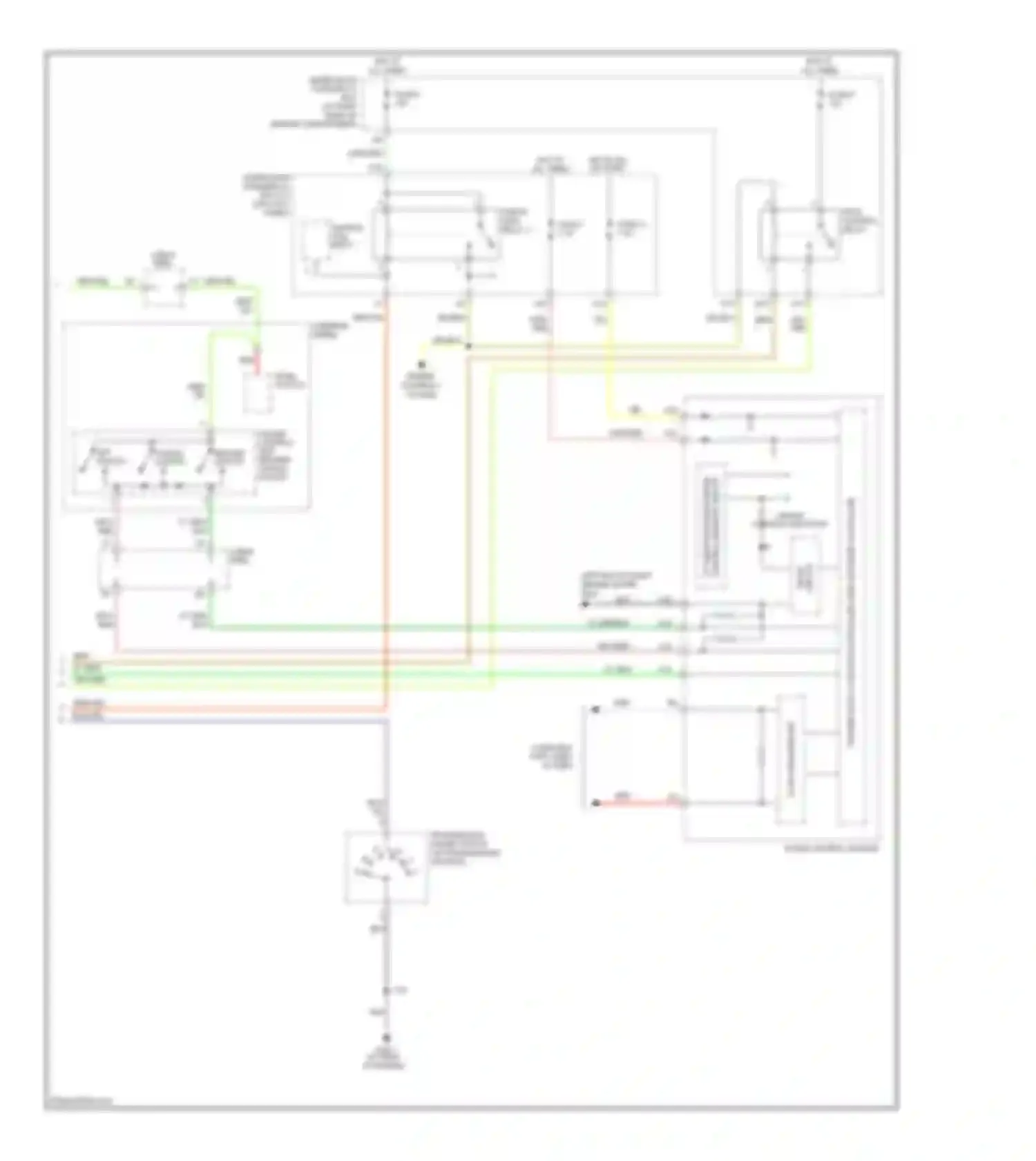 Ridgeline Honda I (2004-2009): Cruise control circuit (2 of 2)