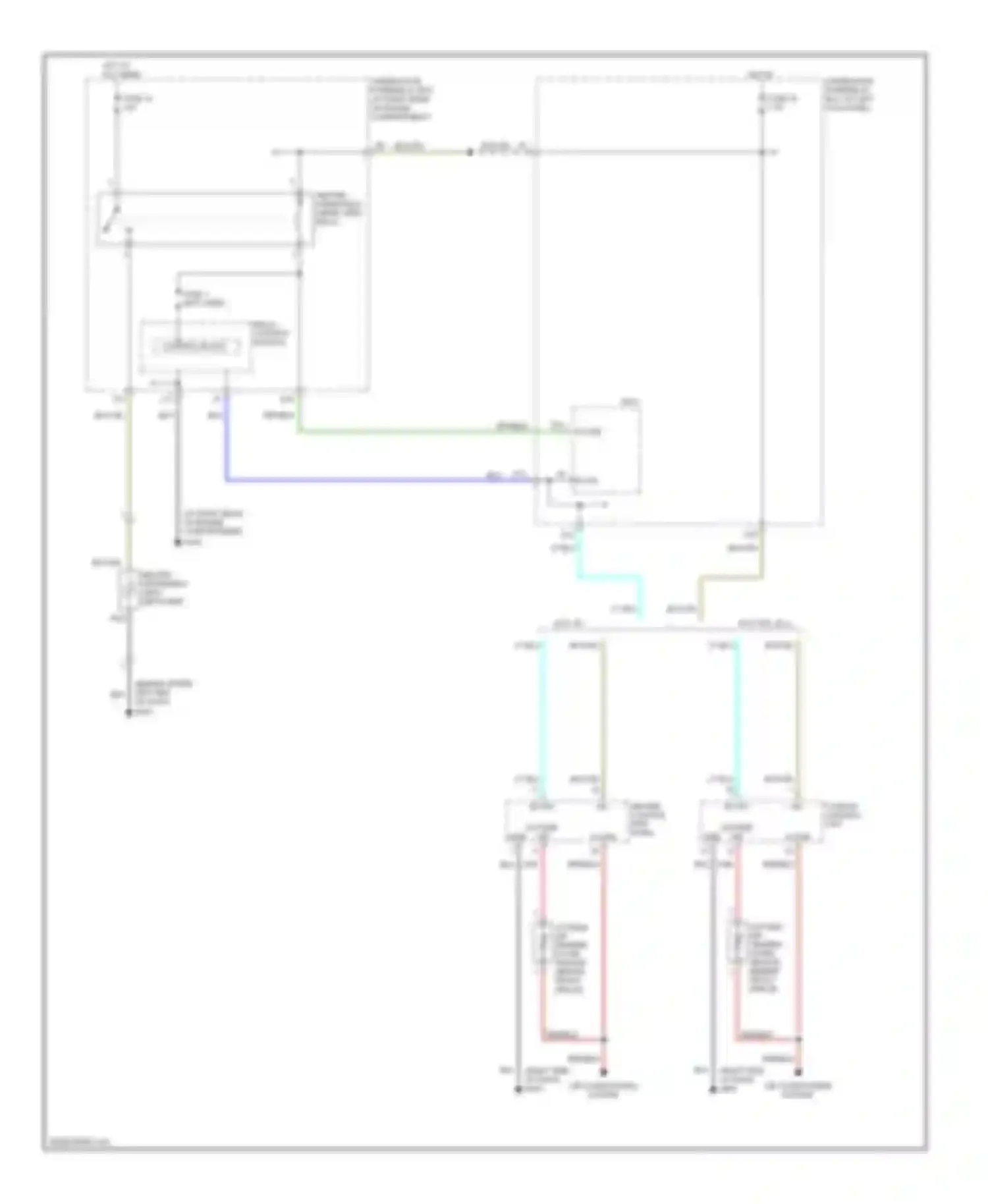 Ridgeline Honda I (2004-2009): Heated windshield circuit