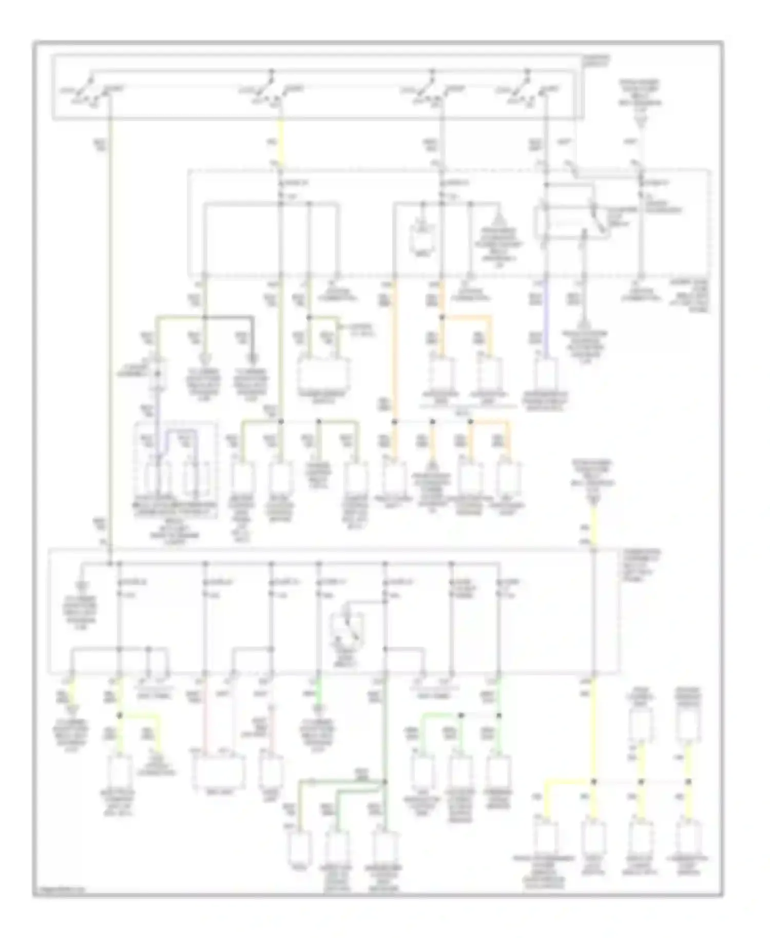 Ridgeline Honda I (2004-2009): Power distribution circuit (5 of 5)