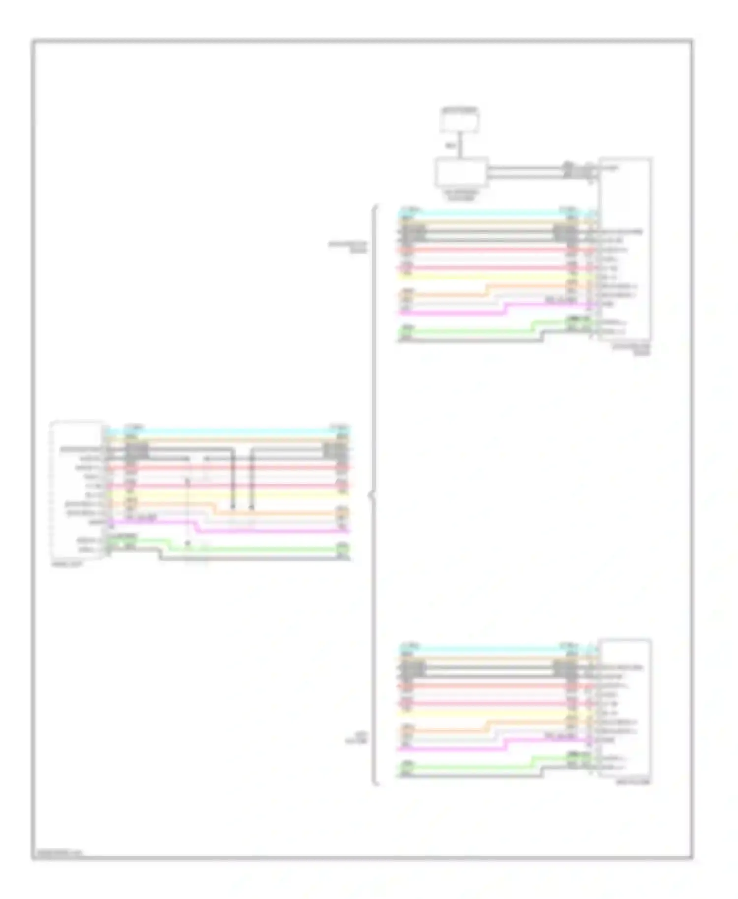 Wiring diagram 1 2 3 4 5 6 7 8 9 10 11 12 13 14 +b ga-net acc for Honda Ridgeline I (2004-2009)