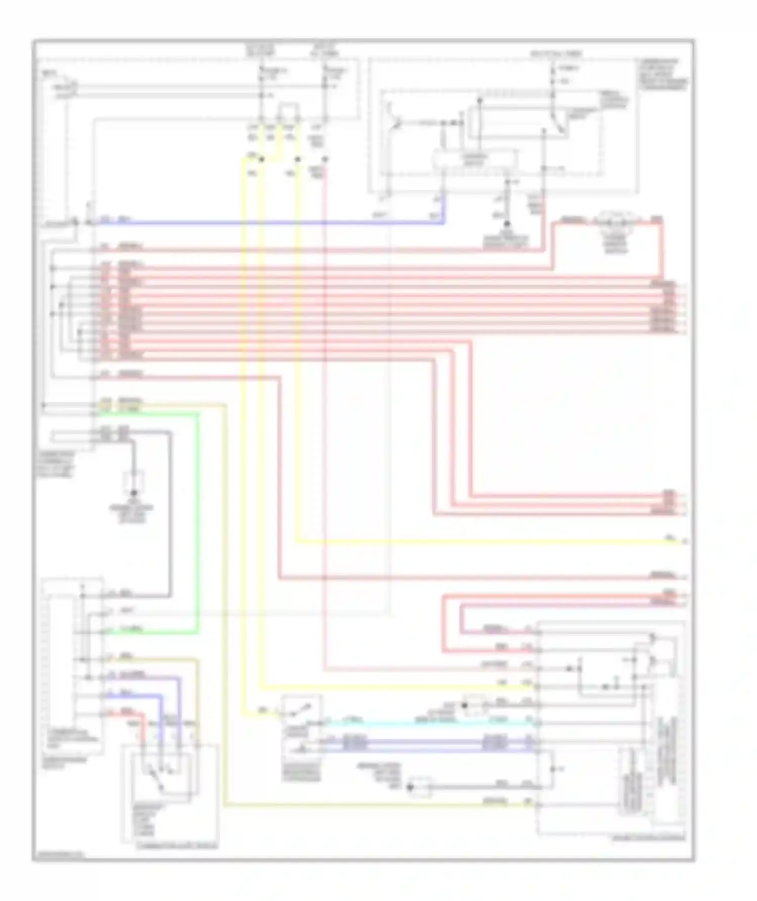 Wiring diagram combination light switch for Honda Ridgeline I (2004-2009) (4 of 6)