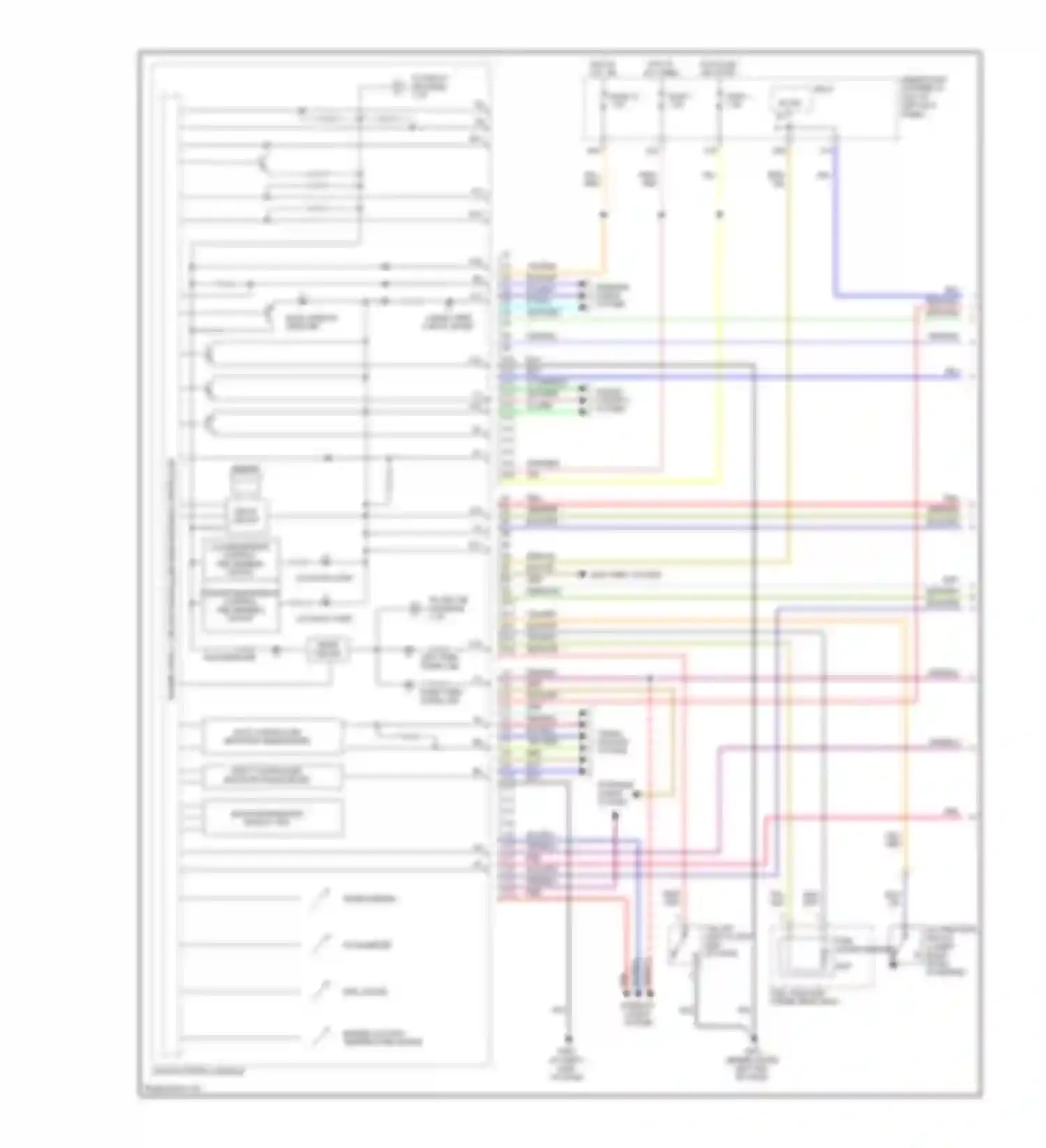 Wiring diagram drive circuit for Honda Ridgeline I (2004-2009) (3 of 4)