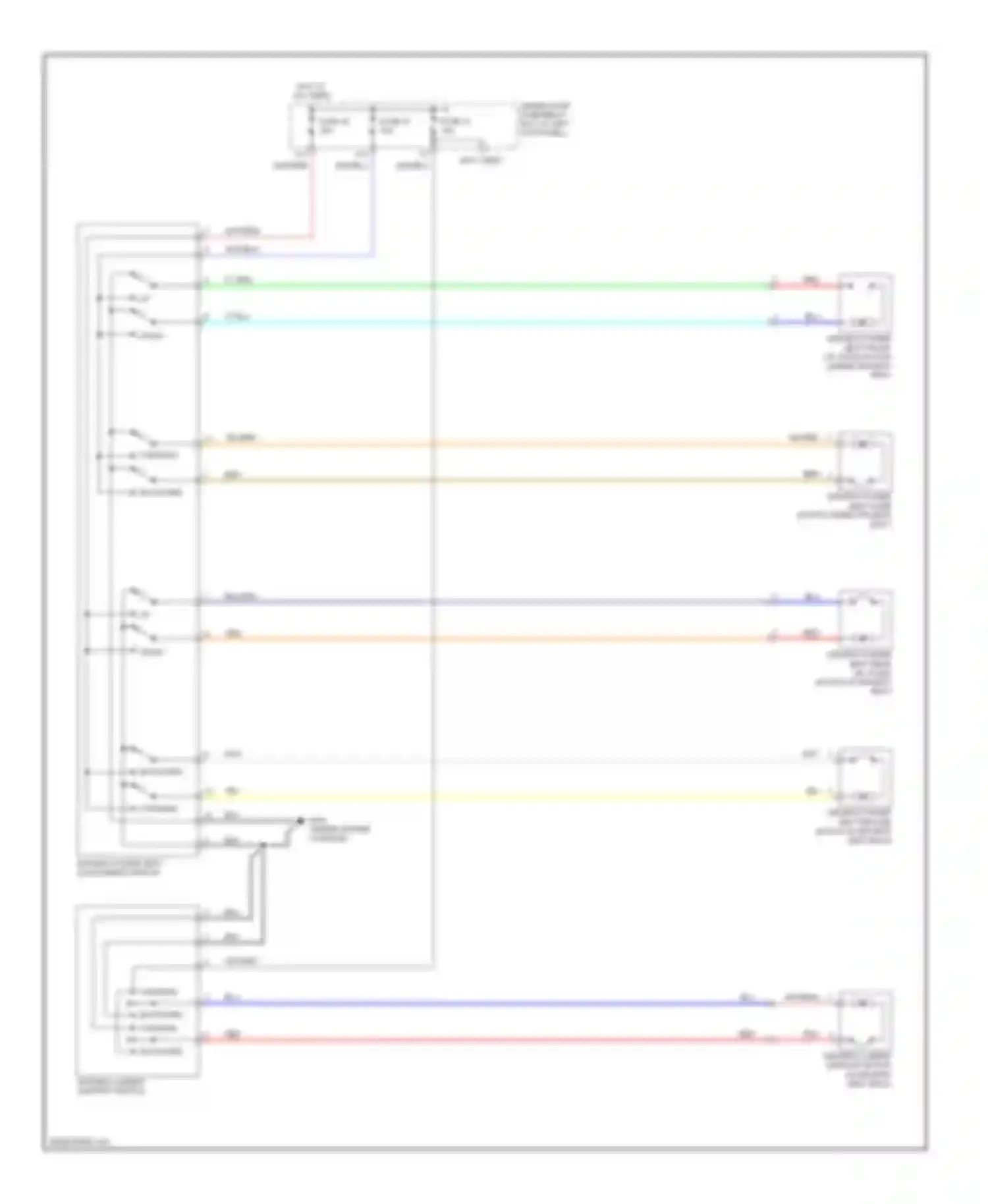 Wiring diagram fuse 14 for Honda Ridgeline I (2004-2009) (3 of 3)
